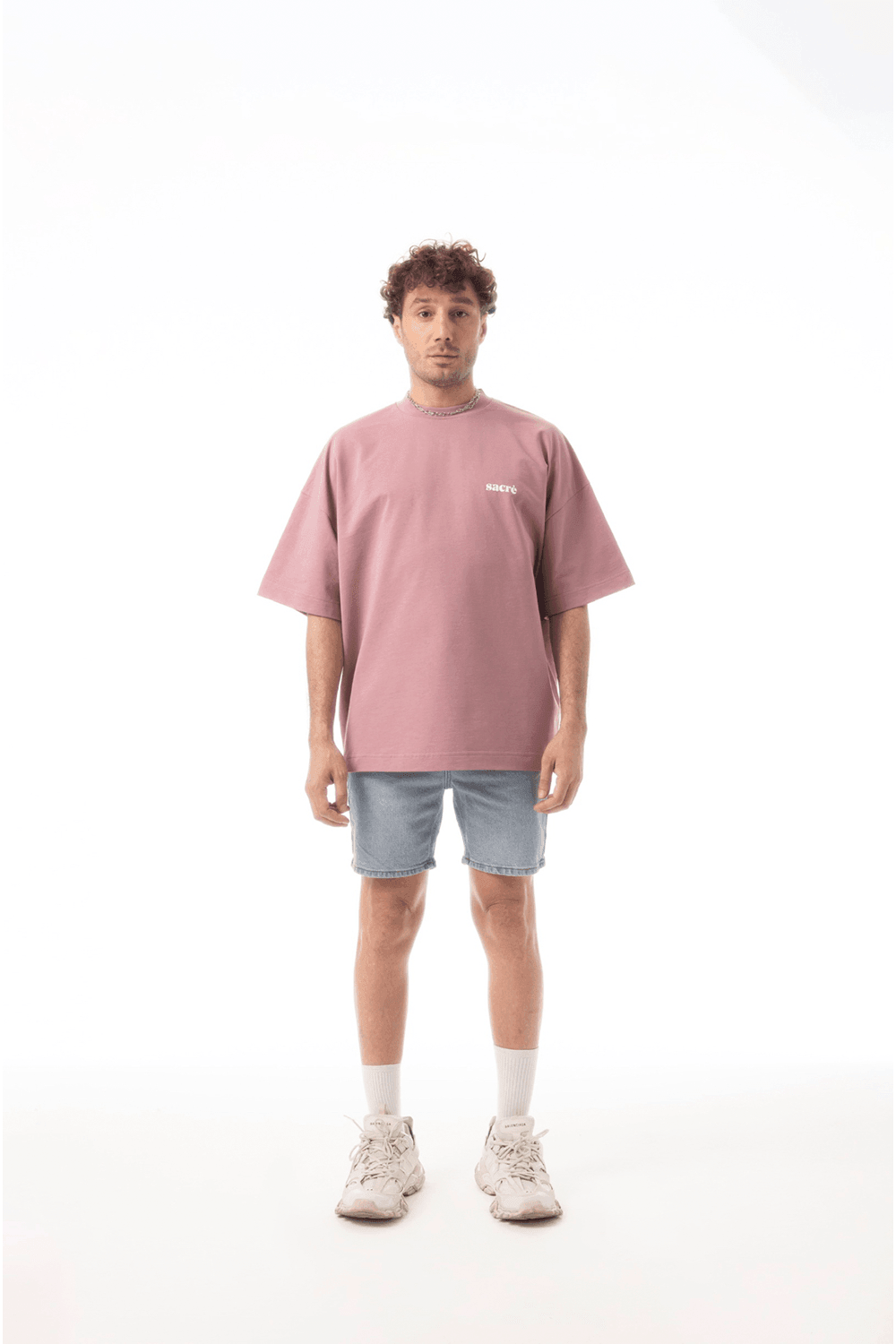 Sacré-Solid Purple Stone Tee-T-Shirts-1-Milagron.com