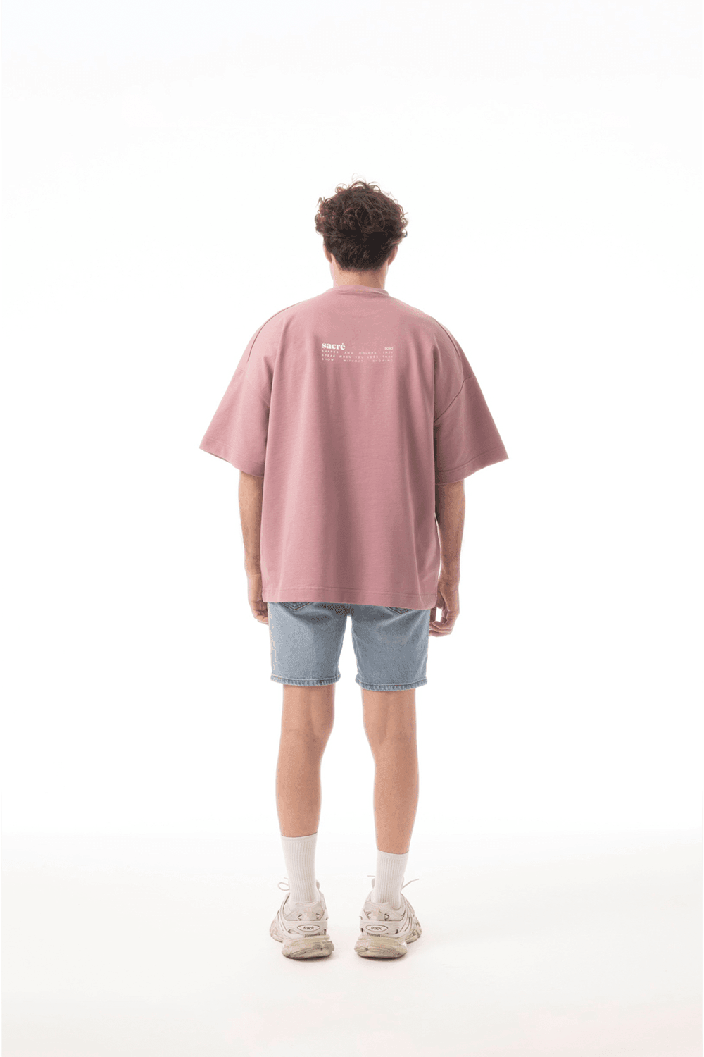 Sacré-Solid Purple Stone Tee-T-Shirts-2-Milagron.com