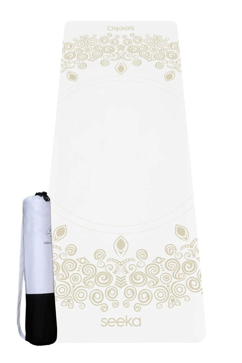 Seeka Yoga-Pro Serisi Rise Yoga Mat - Beyaz-Yoga Matı-1-Milagron.com