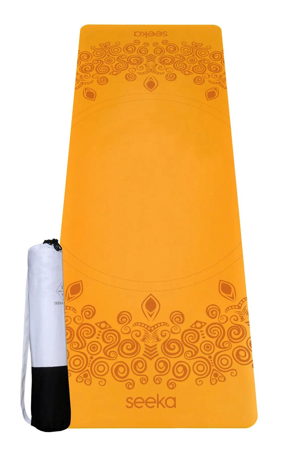 Seeka Yoga-Pro Serisi Rise Yoga Mat - Turuncu-Yoga Matı-1-Milagron.com