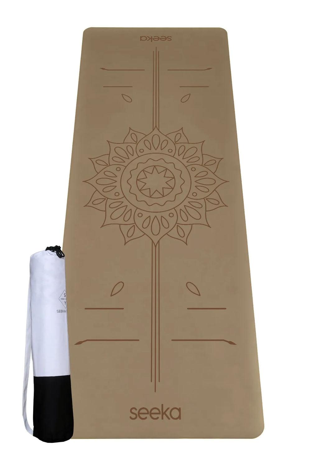 Seeka Yoga-Pro Serisi Sun Yoga Mat - Açık Kahve-Yoga Matı-1-Milagron.com