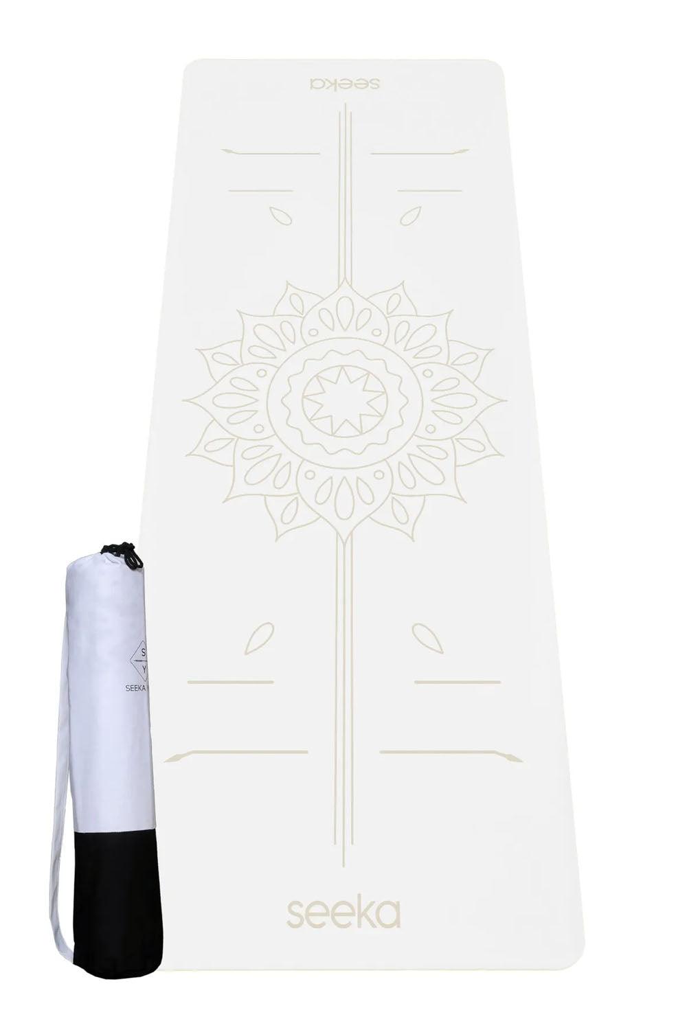 Seeka Yoga-Pro Serisi Sun Yoga Mat - Beyaz-Yoga Matı-1-Milagron.com