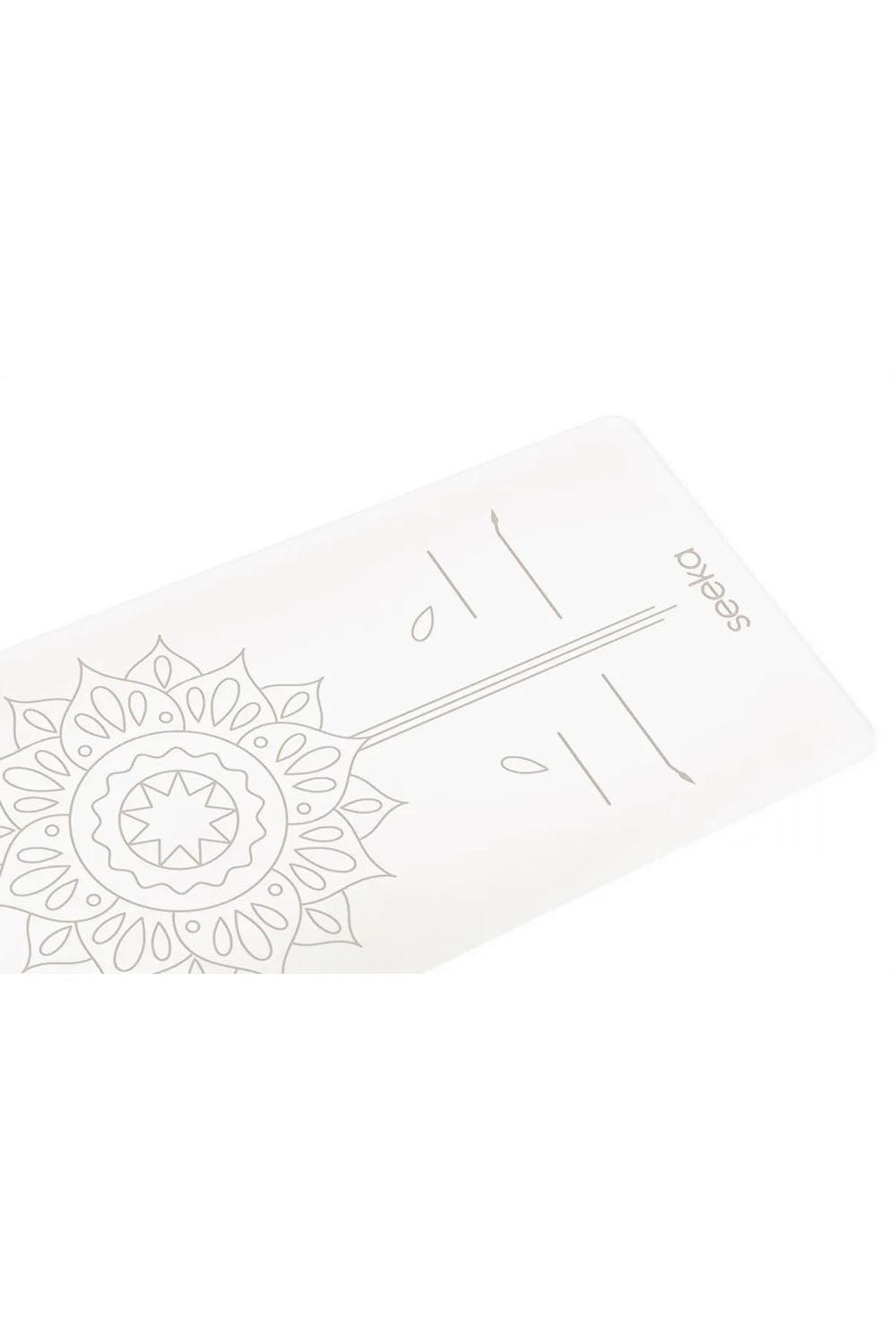 Seeka Yoga-Pro Serisi Sun Yoga Mat - Beyaz-Yoga Matı-3-Milagron.com