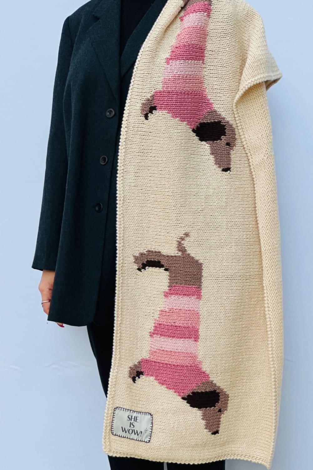 Sheiswow-Pink Luna-Şal & Fular-1-Milagron.com