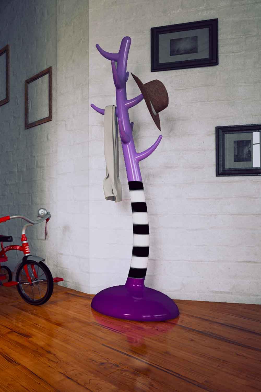 Sodd Design-Crooked Mor-Askılık-2-Milagron.com