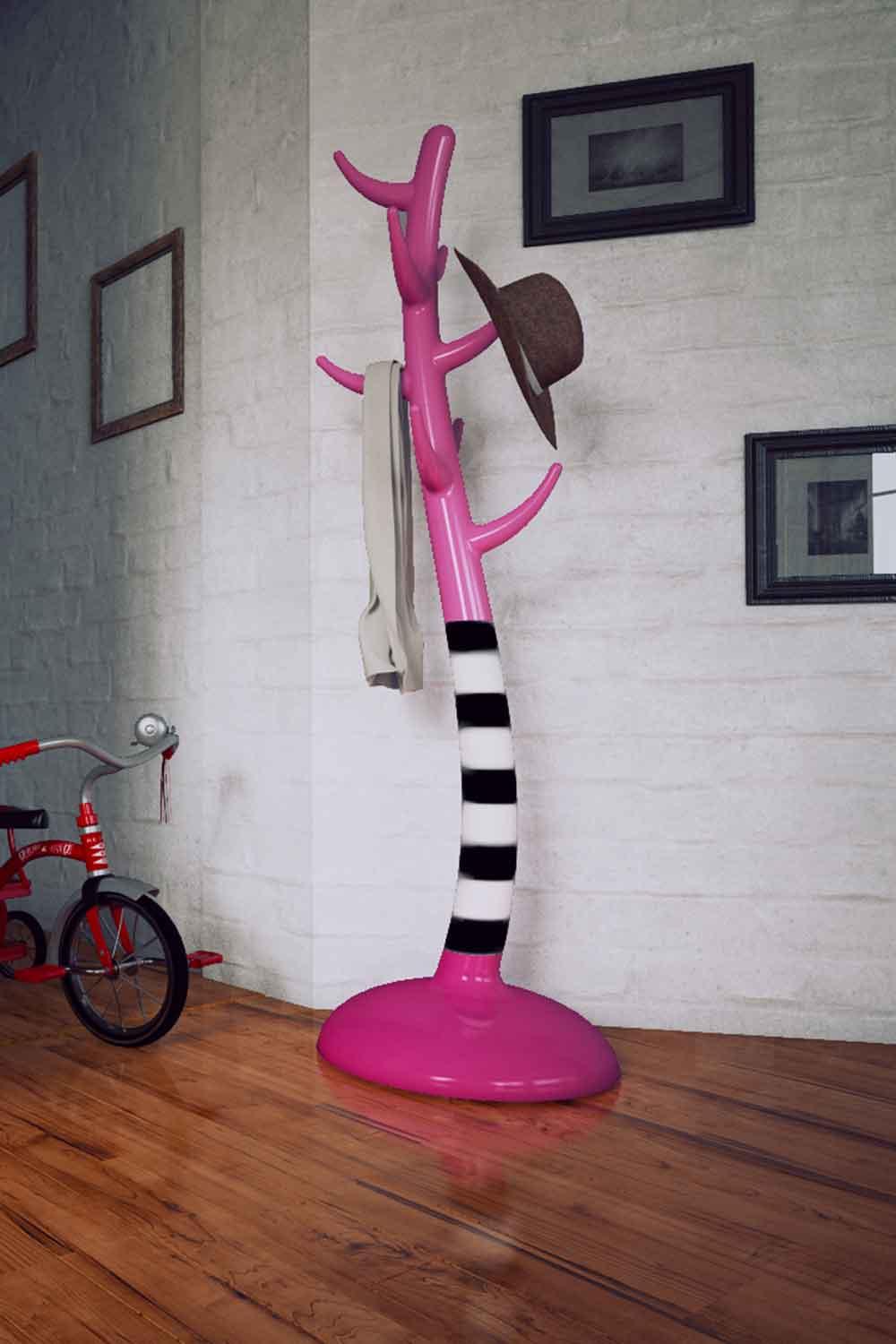 Sodd Design-Crooked Pembe-Askılık-2-Milagron.com