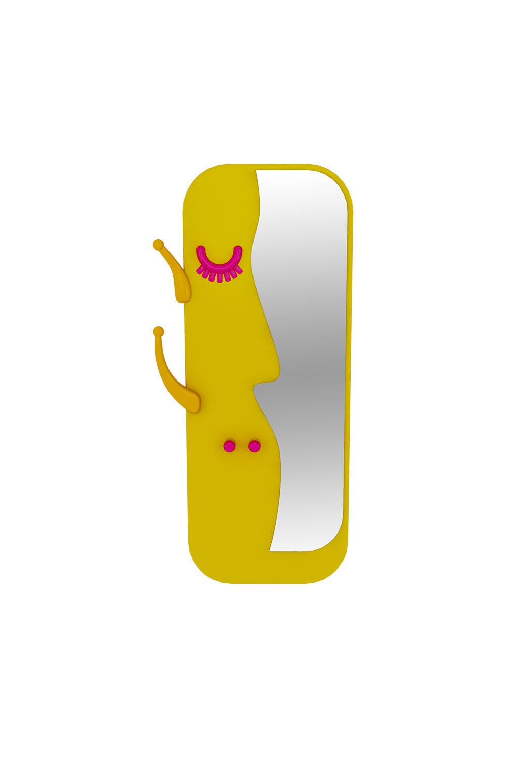 Sodd Design-Face to Face M Sarı-Ayna-1-Milagron.com