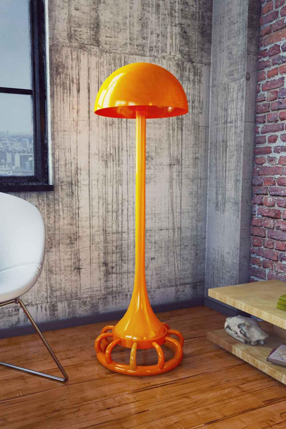 Sodd Design-Jellyfish Turuncu-Lambader-2-Milagron.com