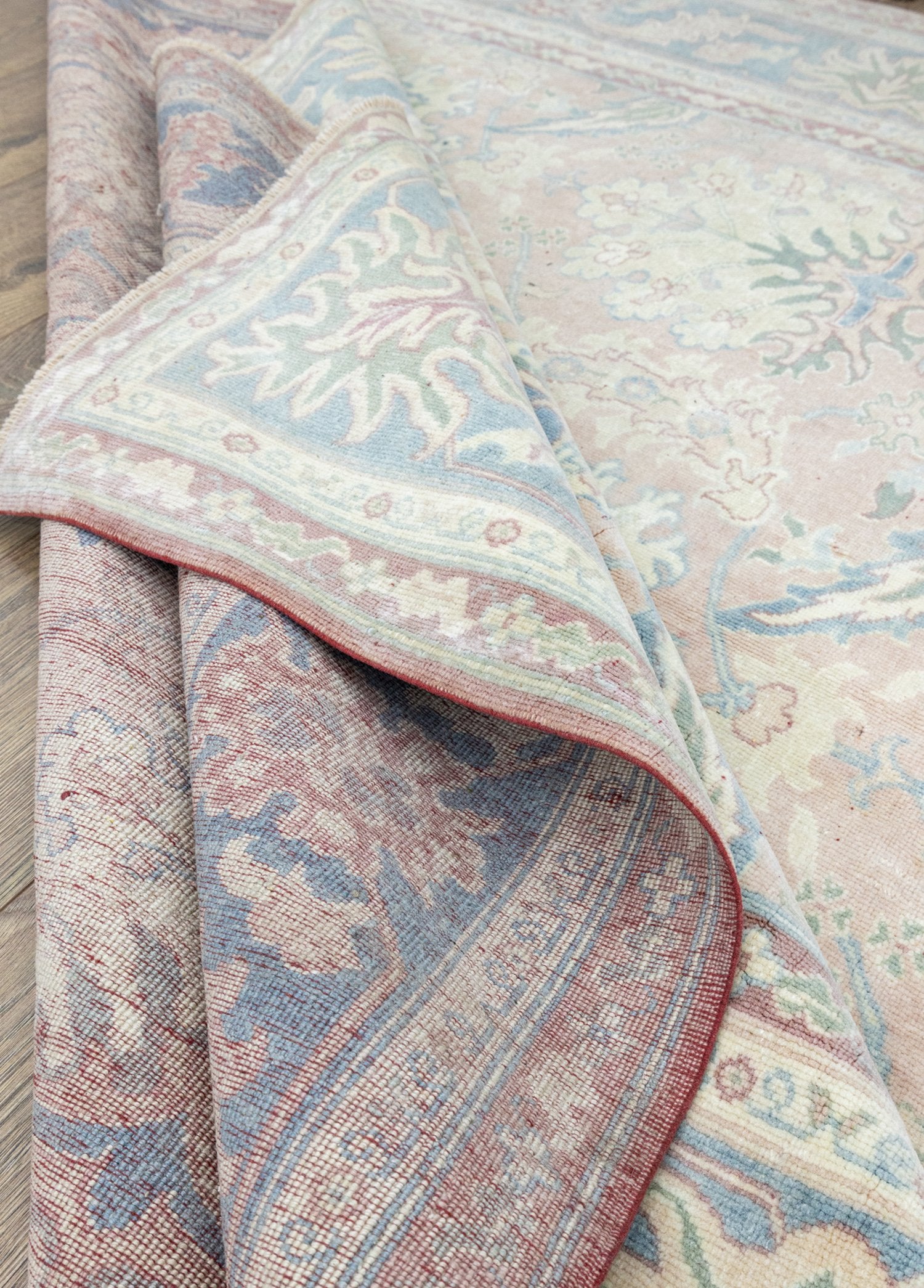 Soho Antiq-Adal Rustik Desenli El Dokuma Yün Halı 217x275 Cm-Halı-6-Milagron.com