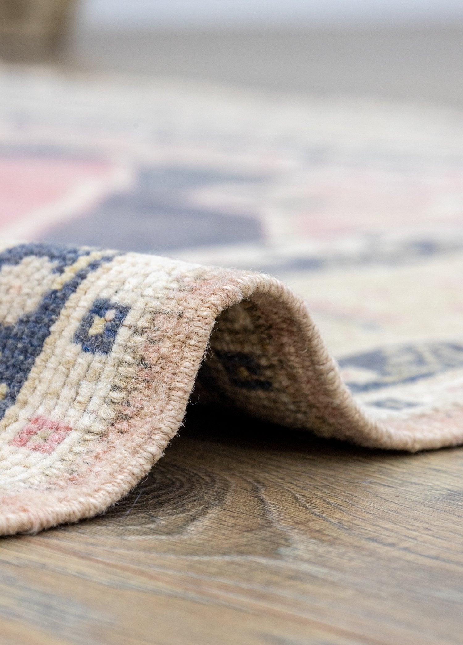 Soho Antiq-Anka El Dokuma Yünlü Taşpınar Halısı 111x191 Cm-Halı-5-Milagron.com