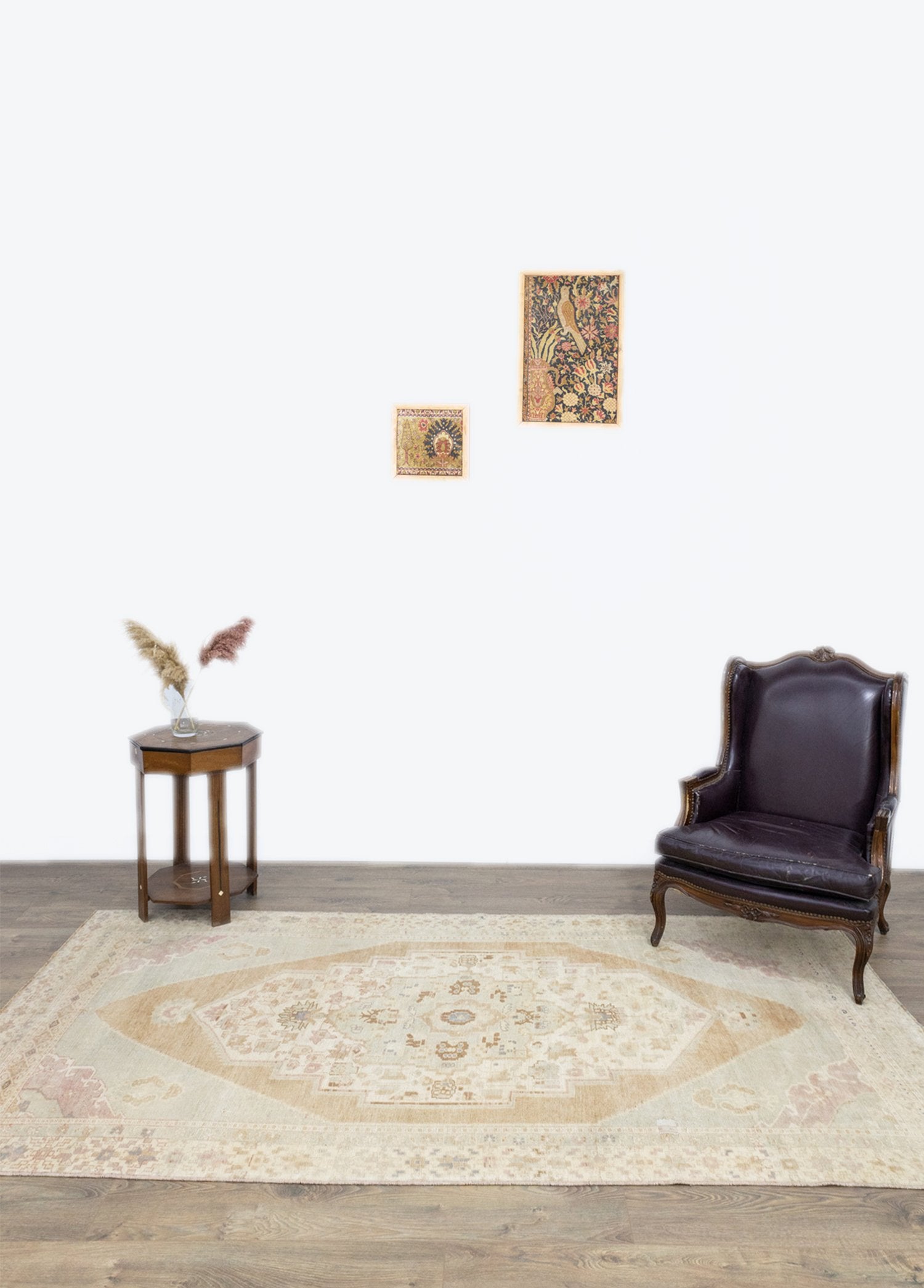 Soho Antiq-Anver Yöresel Taşpınar Desenli El Dokuma Yün Halı 148x285 Cm-Halı-2-Milagron.com