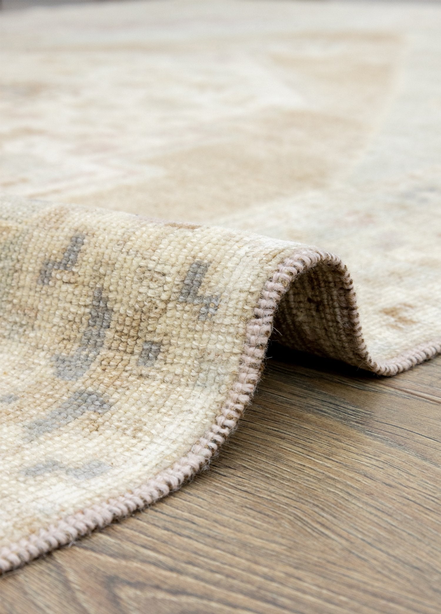 Soho Antiq-Anver Yöresel Taşpınar Desenli El Dokuma Yün Halı 148x285 Cm-Halı-5-Milagron.com