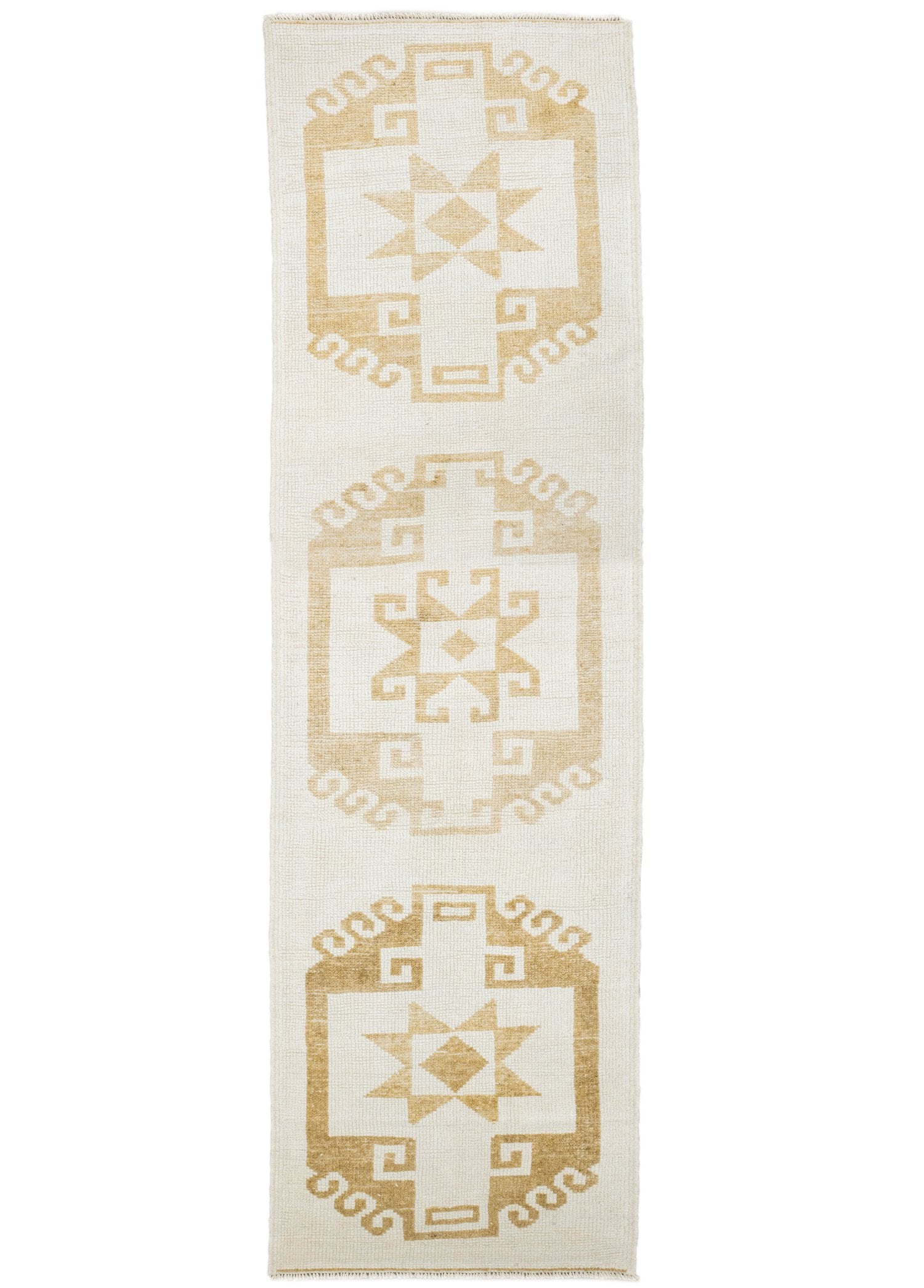 Soho Antiq-Asel Vintage El Dokuma Yün Herki Yolluk 91x381 Cm-Halı-1-Milagron.com