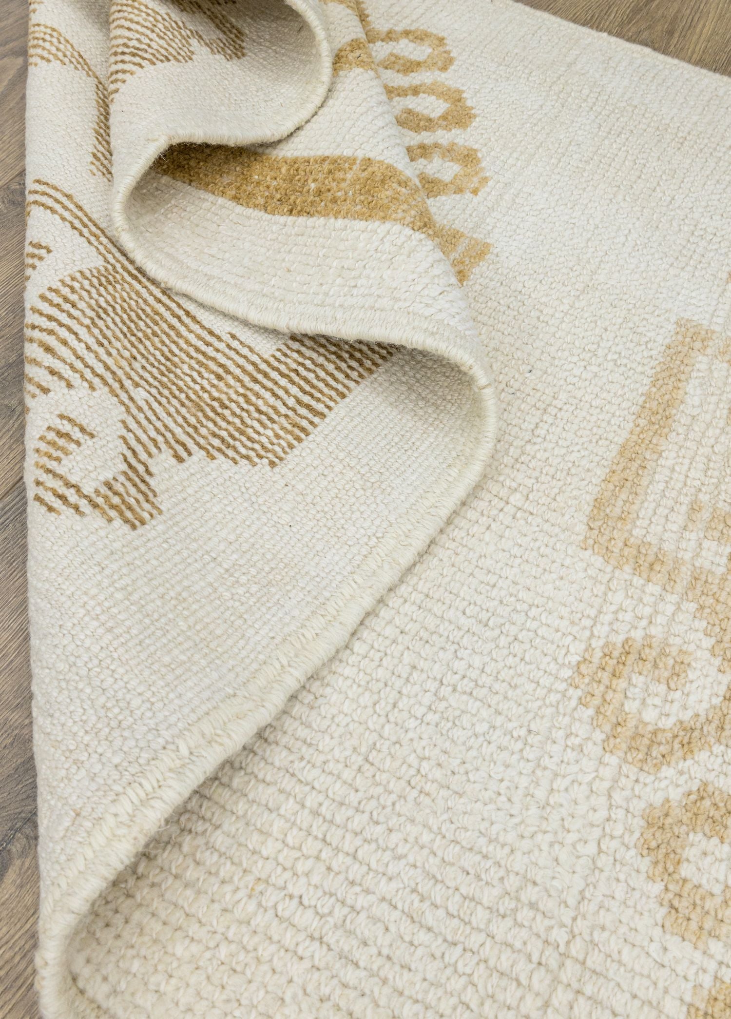 Soho Antiq-Asel Vintage El Dokuma Yün Herki Yolluk 91x381 Cm-Halı-6-Milagron.com