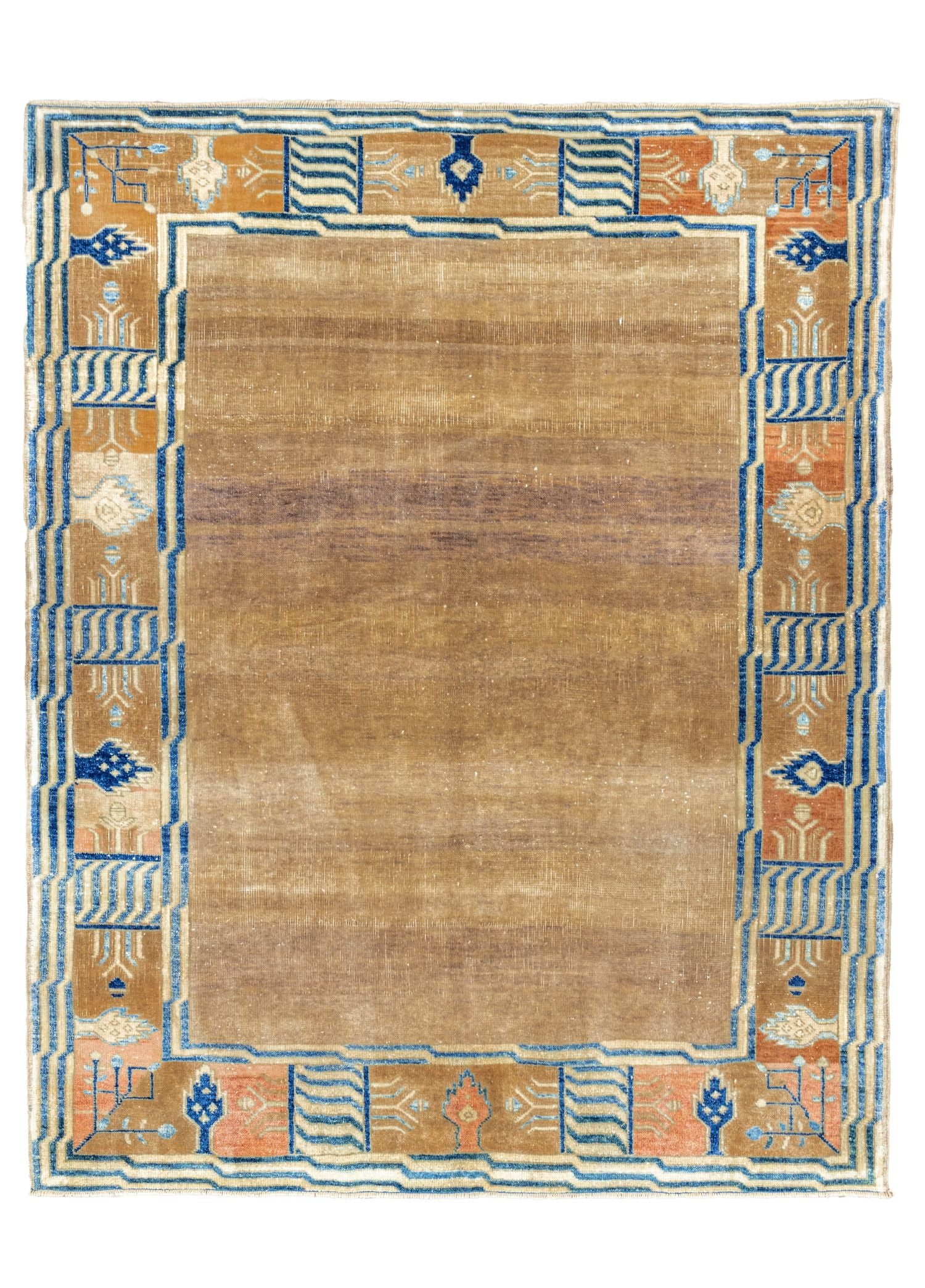 Soho Antiq-Asem El Dokuma Kahverengi Azeri Halı 159x198 Cm-Halı-1-Milagron.com