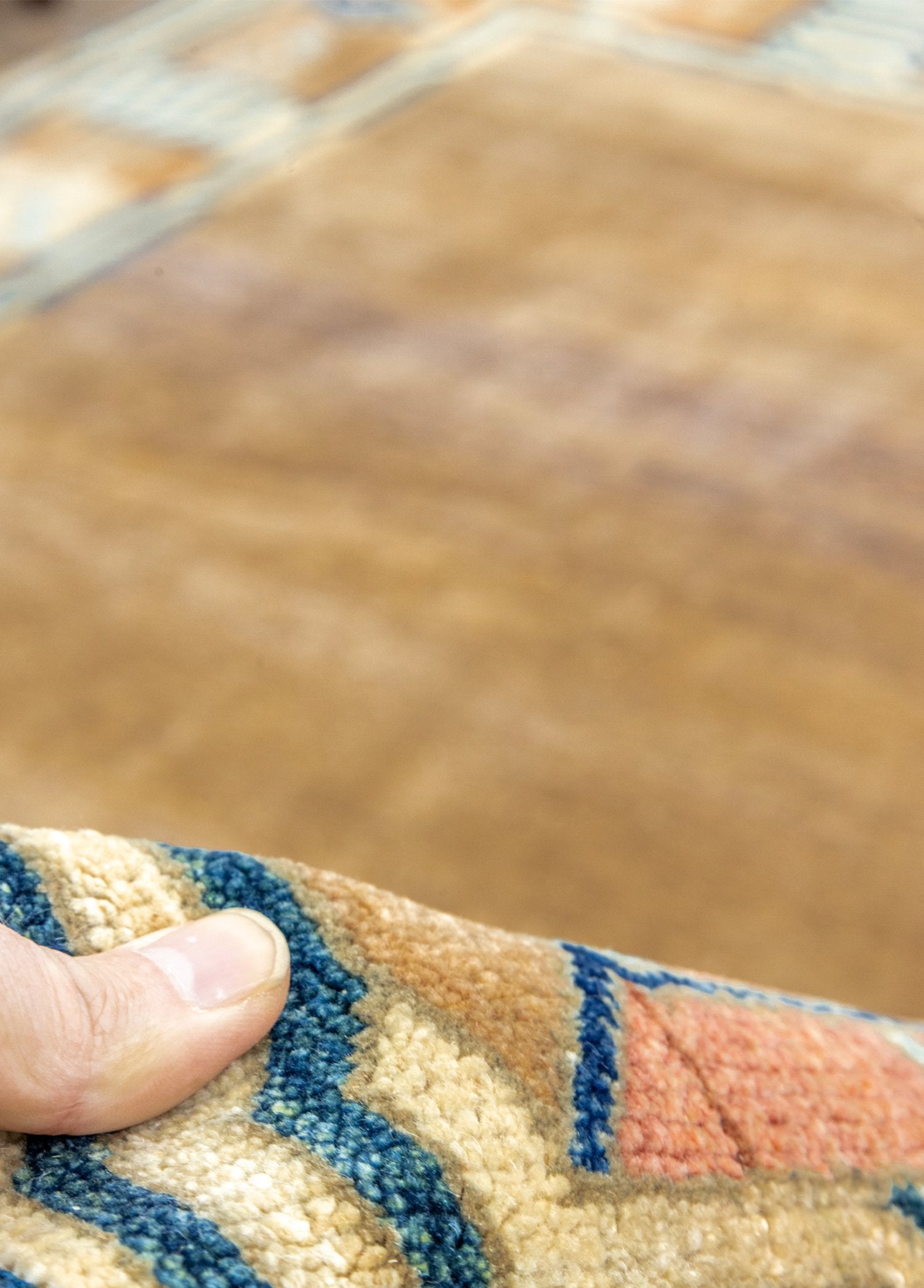 Soho Antiq-Asem El Dokuma Kahverengi Azeri Halı 159x198 Cm-Halı-4-Milagron.com