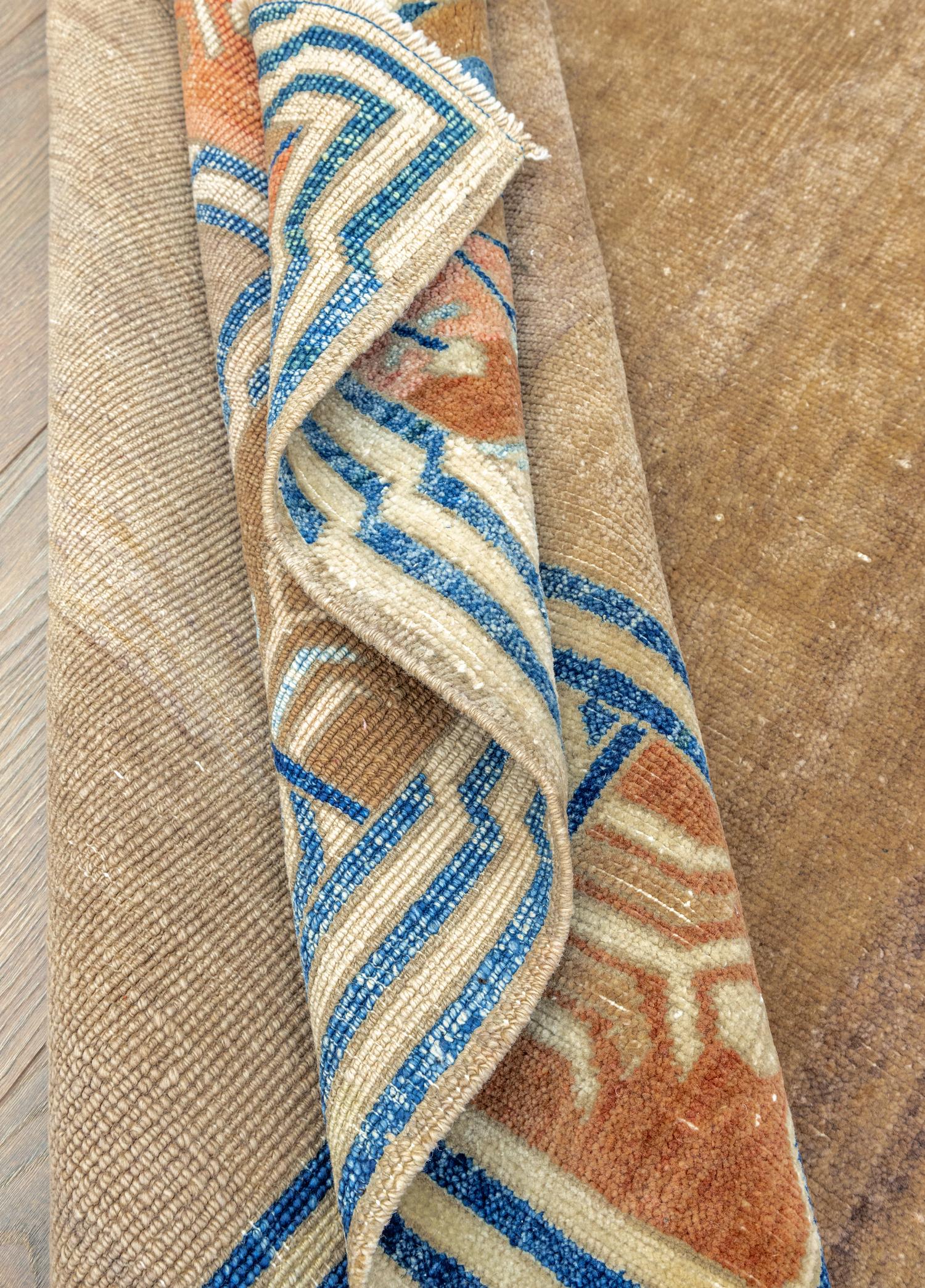 Soho Antiq-Asem El Dokuma Kahverengi Azeri Halı 159x198 Cm-Halı-6-Milagron.com