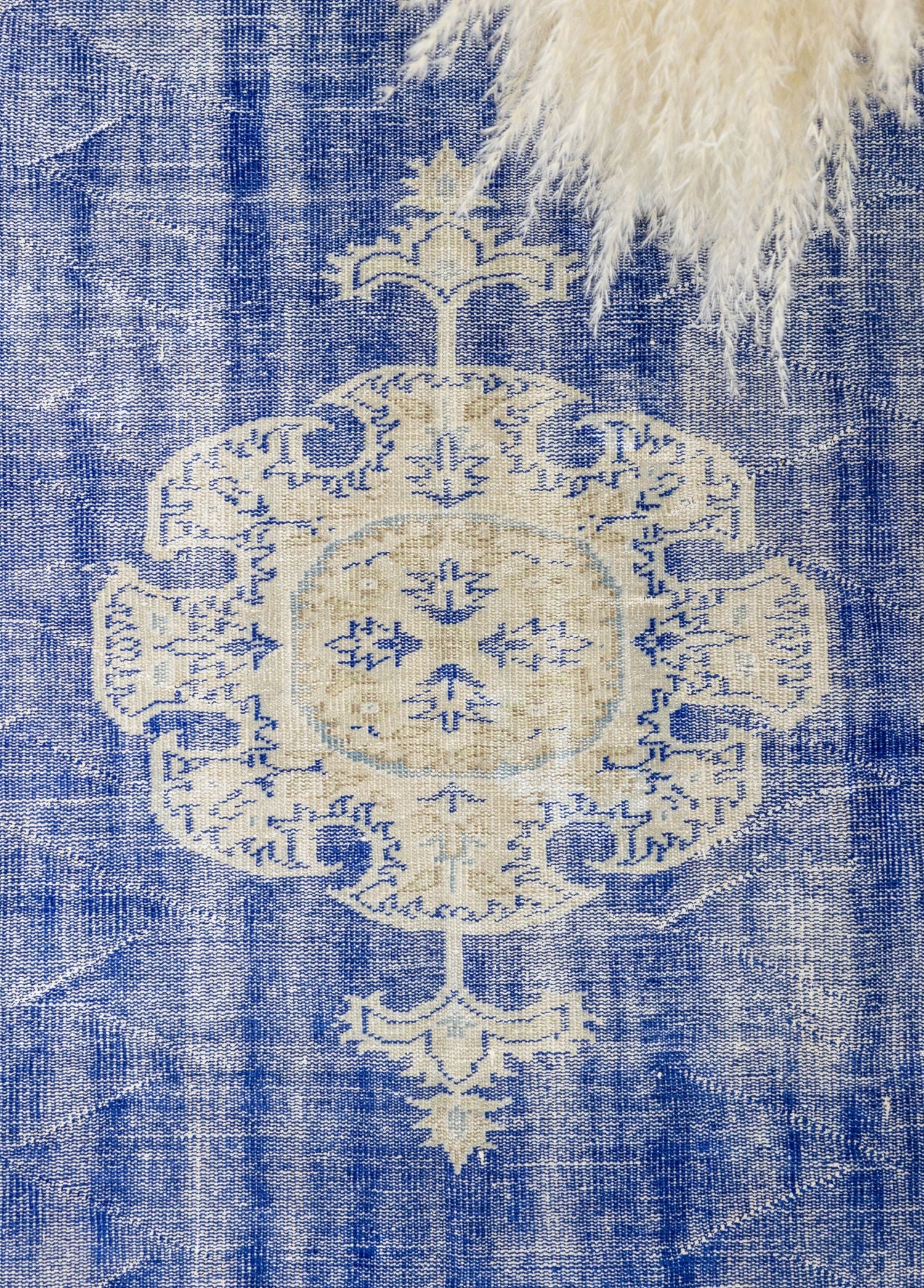 Soho Antiq-Asifa Madalyon Desenli El Dokuma Vintage Halı 220x304-Halı-3-Milagron.com
