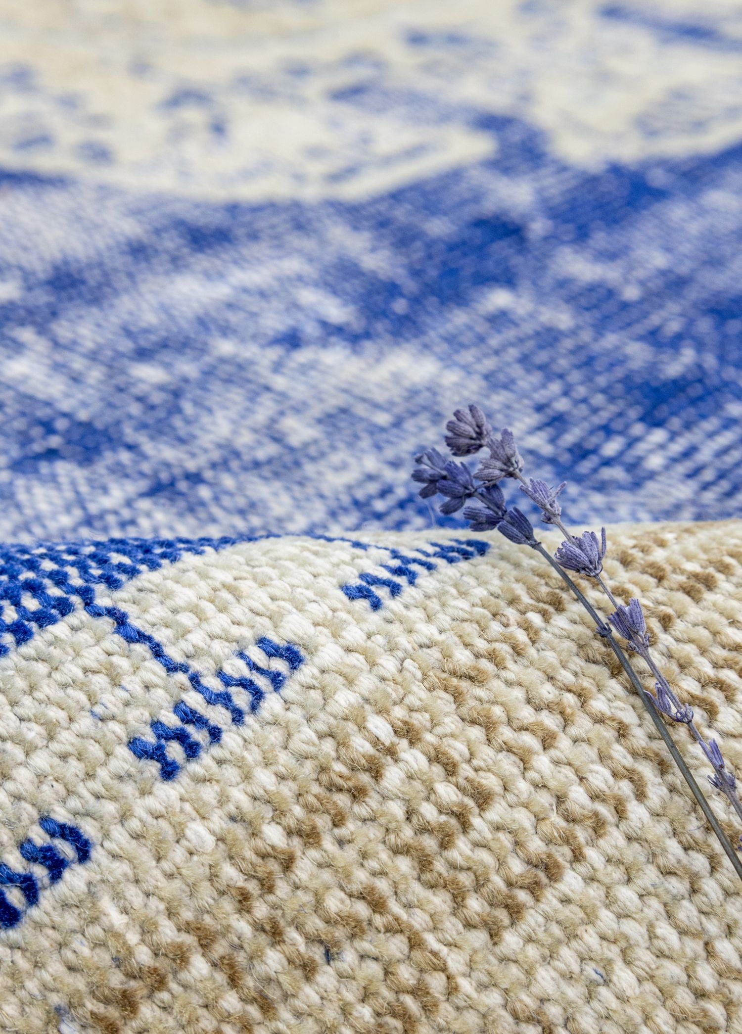 Soho Antiq-Asifa Madalyon Desenli El Dokuma Vintage Halı 220x304-Halı-4-Milagron.com