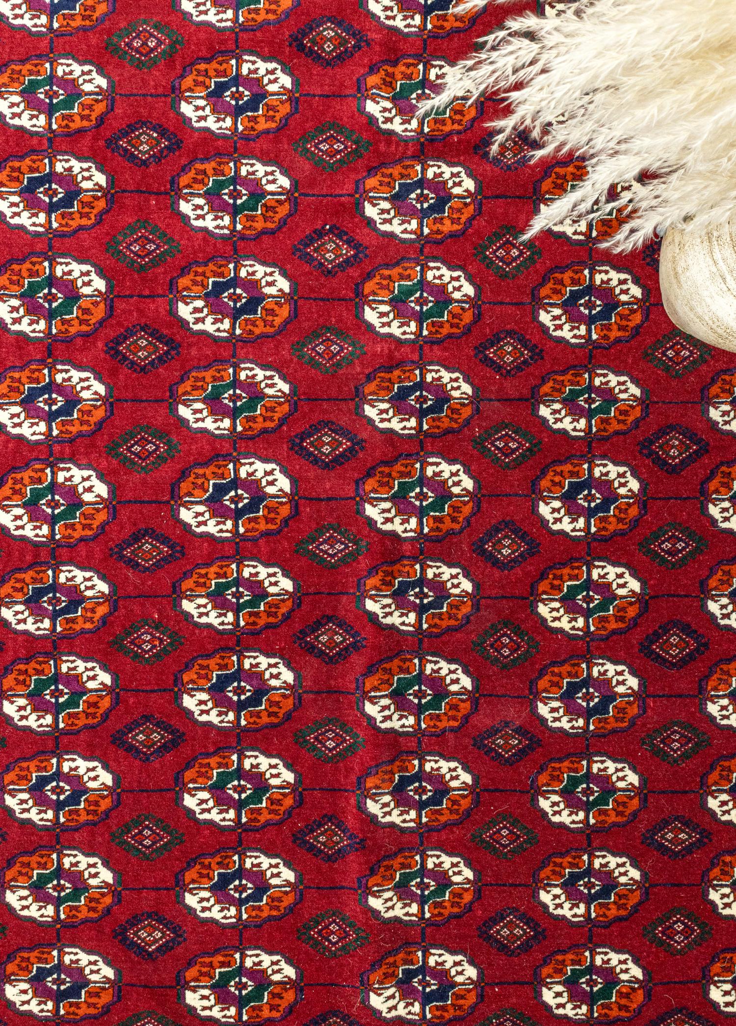 Soho Antiq-Aşkabat Geleneksel Türkmen Desenli Halı 196x282 Cm-Halı-3-Milagron.com