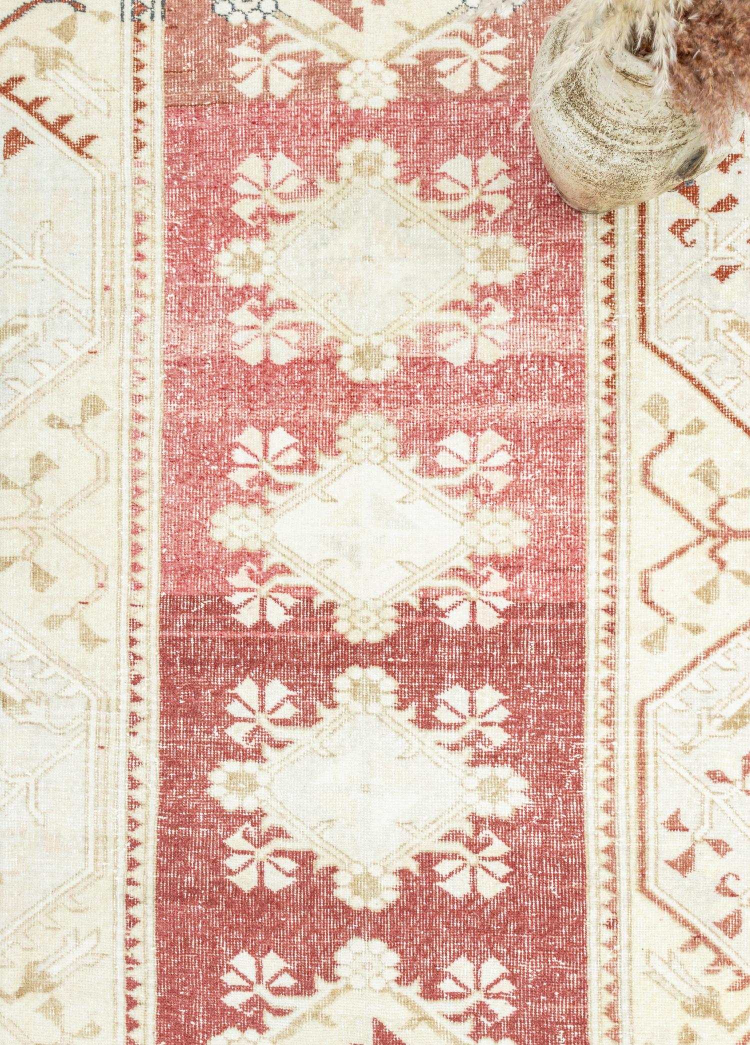 Soho Antiq-Atalan Abrajlı El Dokuma Yün Milas Halısı 182x310 Cm-Halı-3-Milagron.com