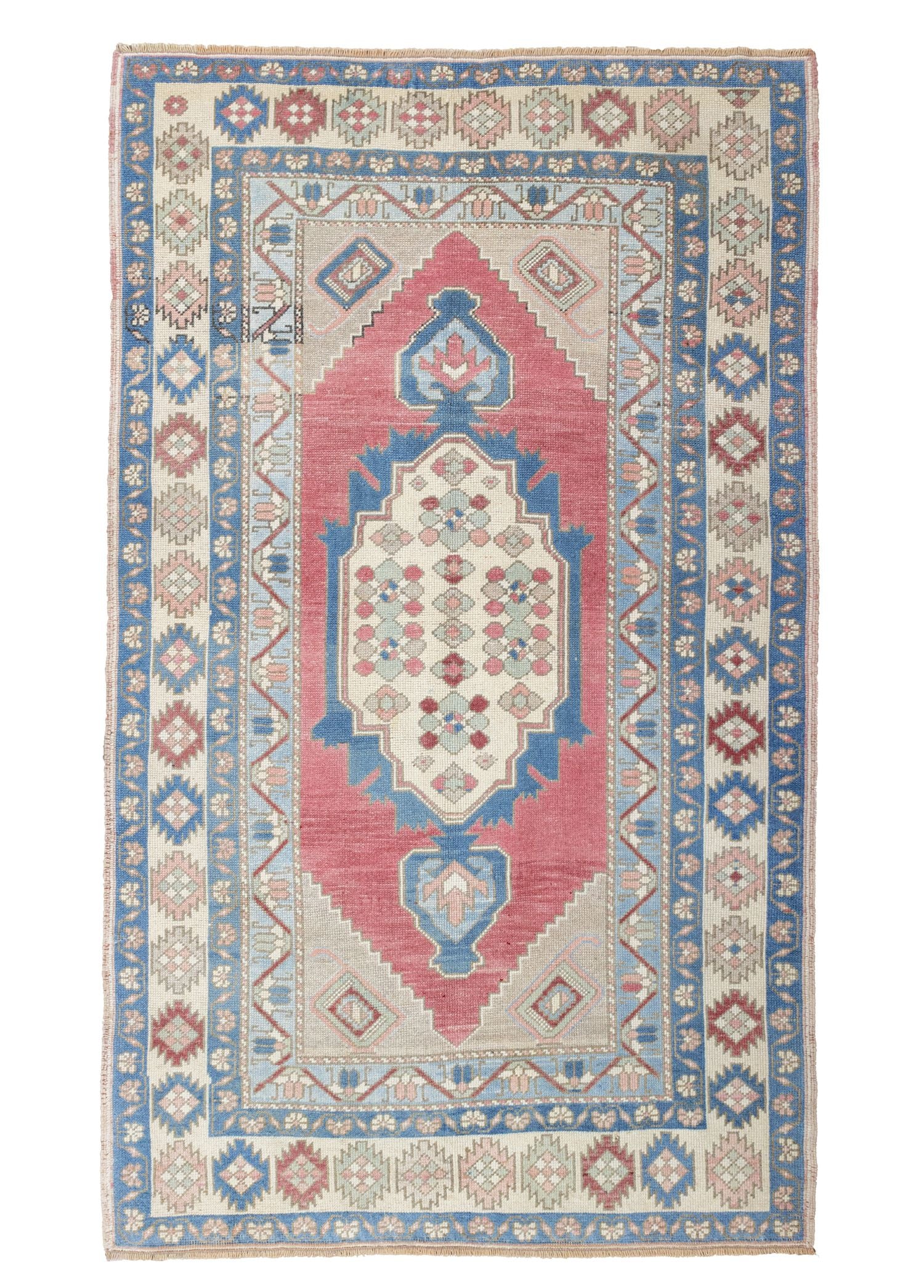 Soho Antiq-Bala Renkli El Dokuma Taşpınar Halısı 133x222 Cm-Halı-1-Milagron.com