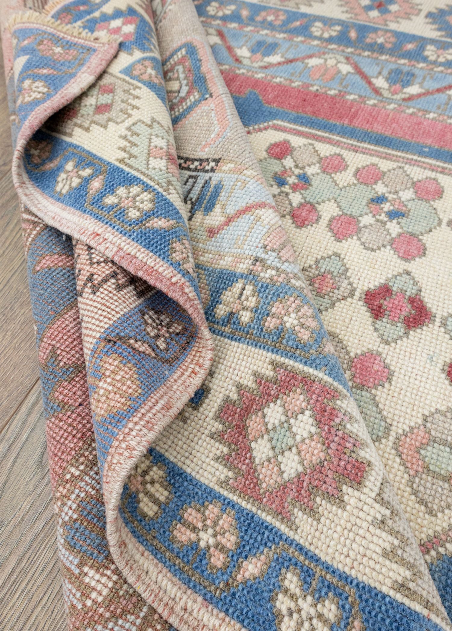 Soho Antiq-Bala Renkli El Dokuma Taşpınar Halısı 133x222 Cm-Halı-6-Milagron.com