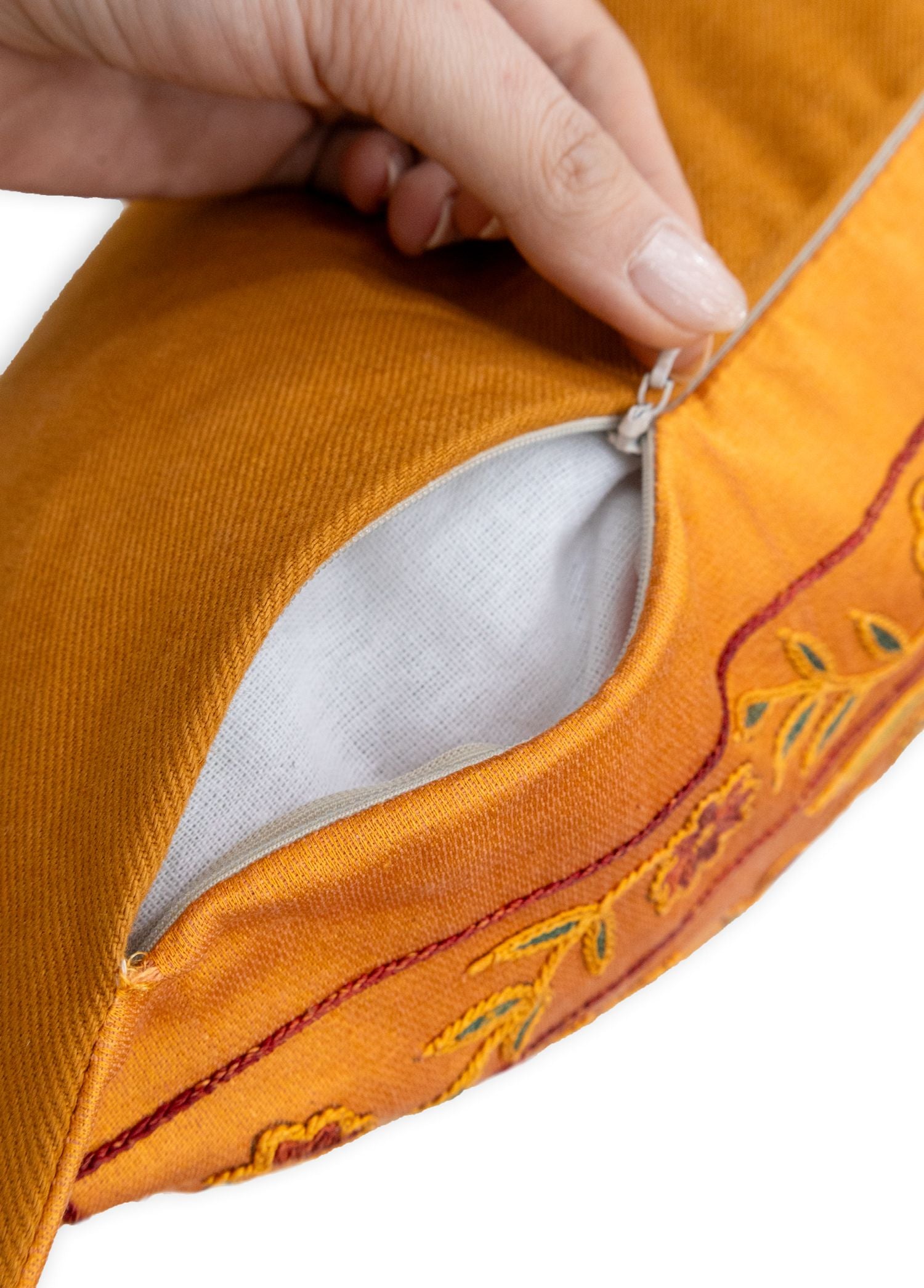 Soho Antiq-Baler Floral Desenli El Yapımı Kırlent 50x50 Cm-Yastık-7-Milagron.com