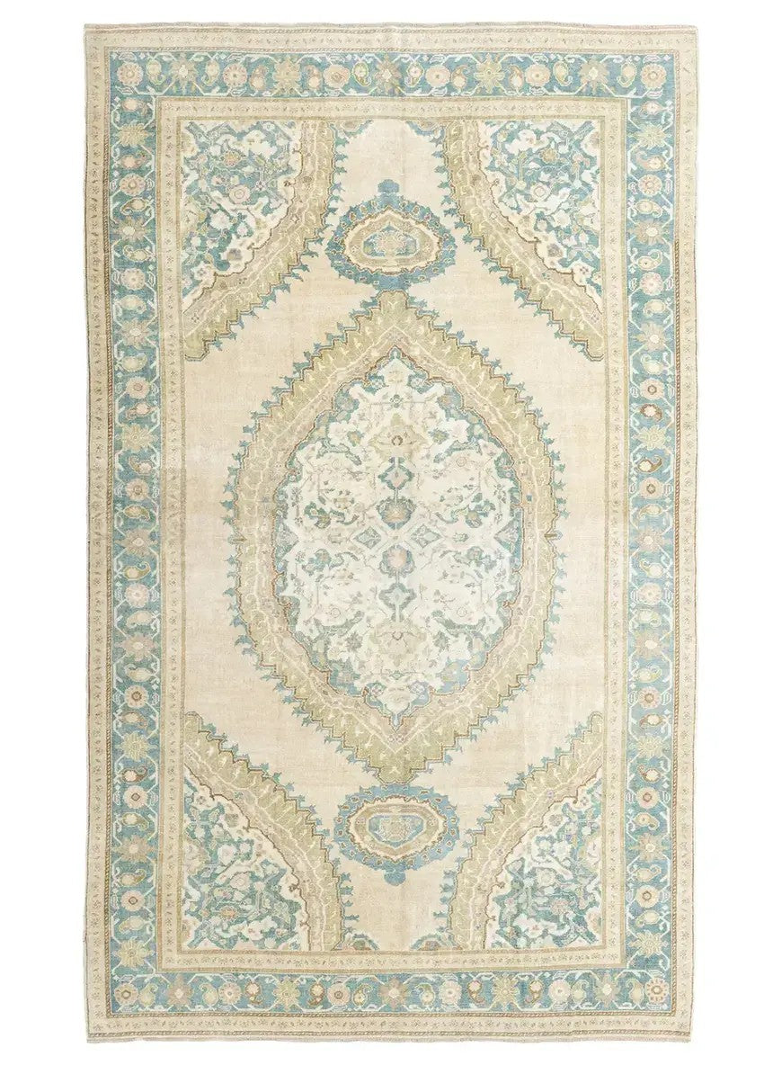 Soho Antiq-Balkı Madalyon Desenli El Dokuma Yün Halı 219x359 Cm-Halı-1-Milagron.com
