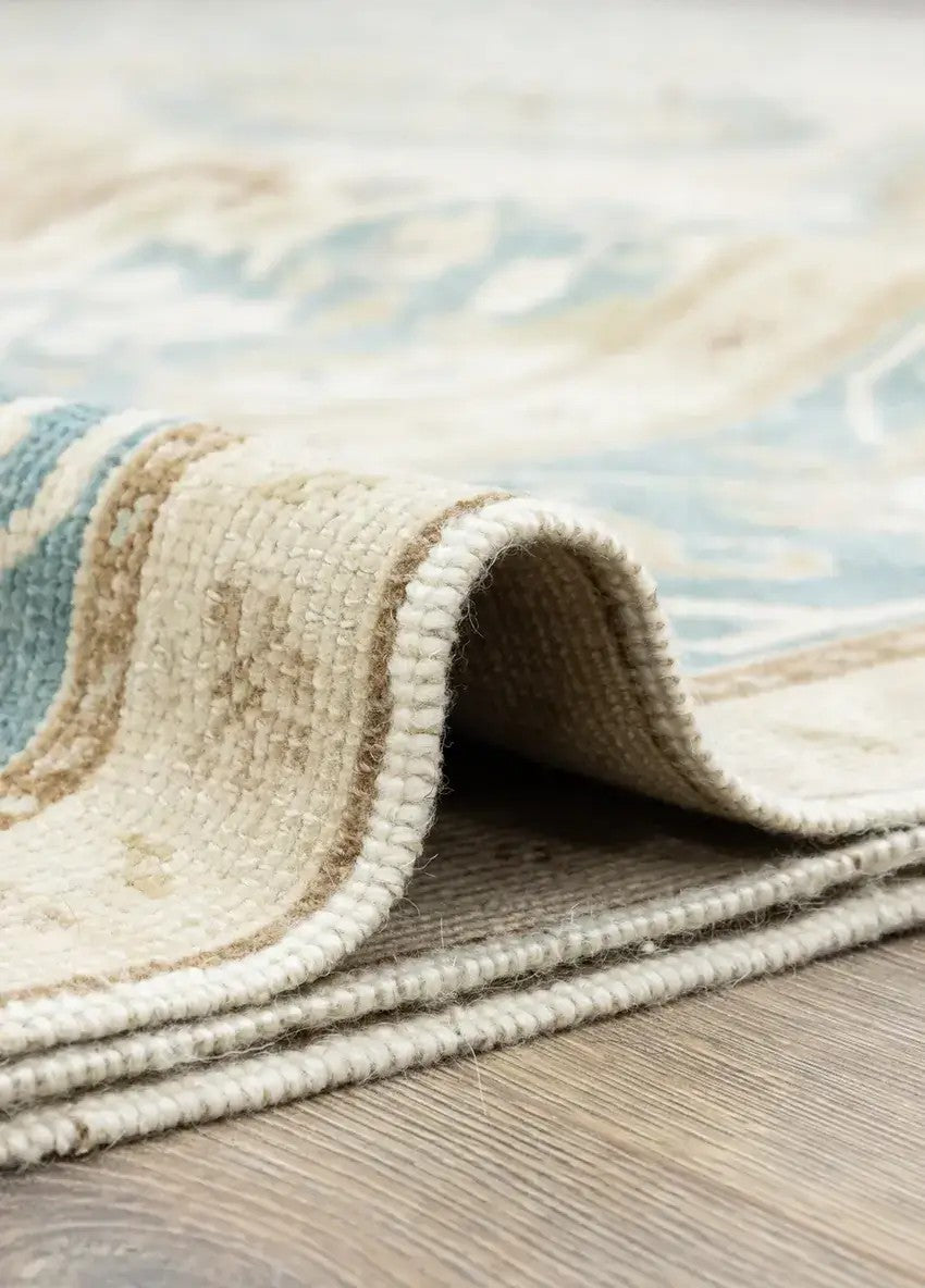 Soho Antiq-Balkı Madalyon Desenli El Dokuma Yün Halı 219x359 Cm-Halı-5-Milagron.com