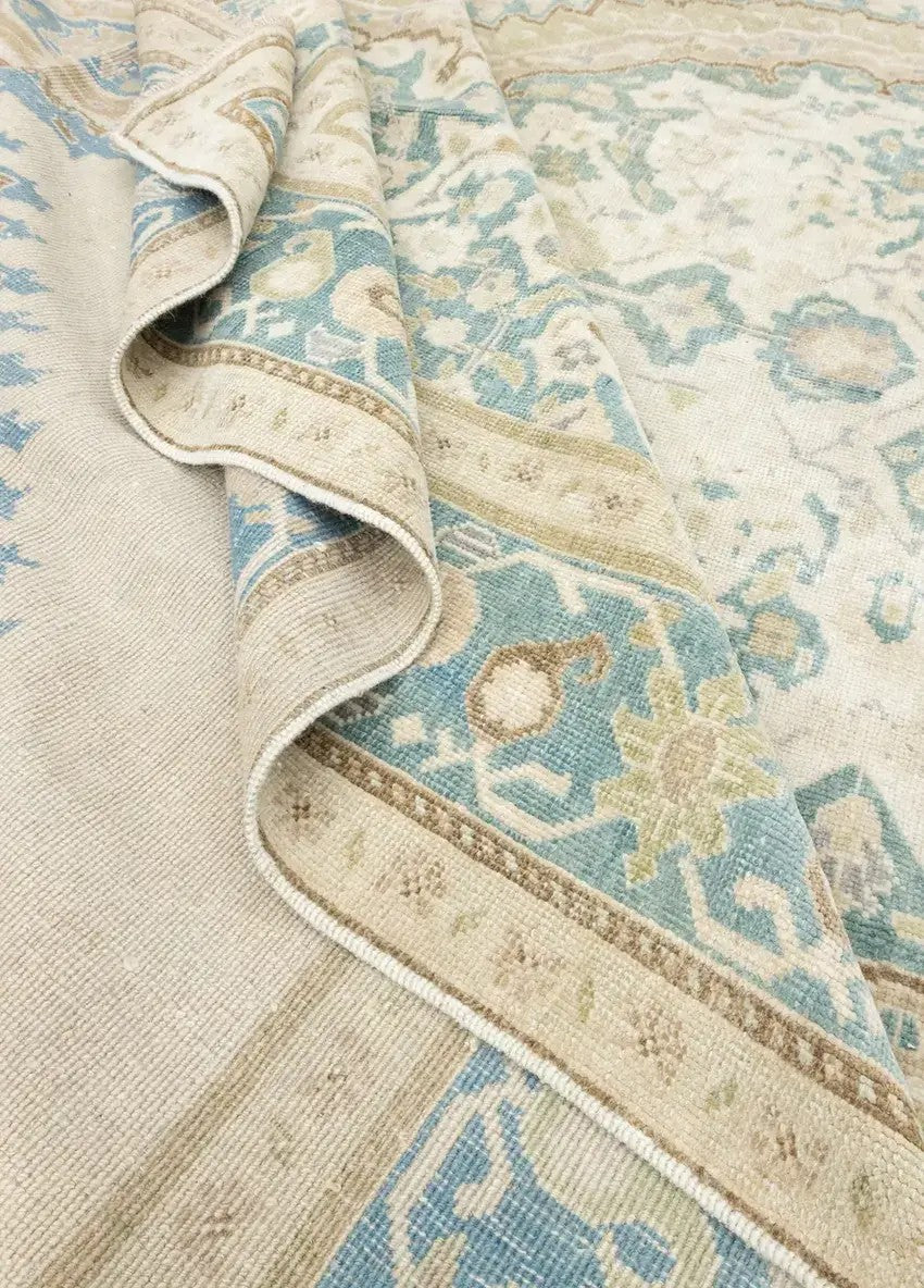 Soho Antiq-Balkı Madalyon Desenli El Dokuma Yün Halı 219x359 Cm-Halı-6-Milagron.com