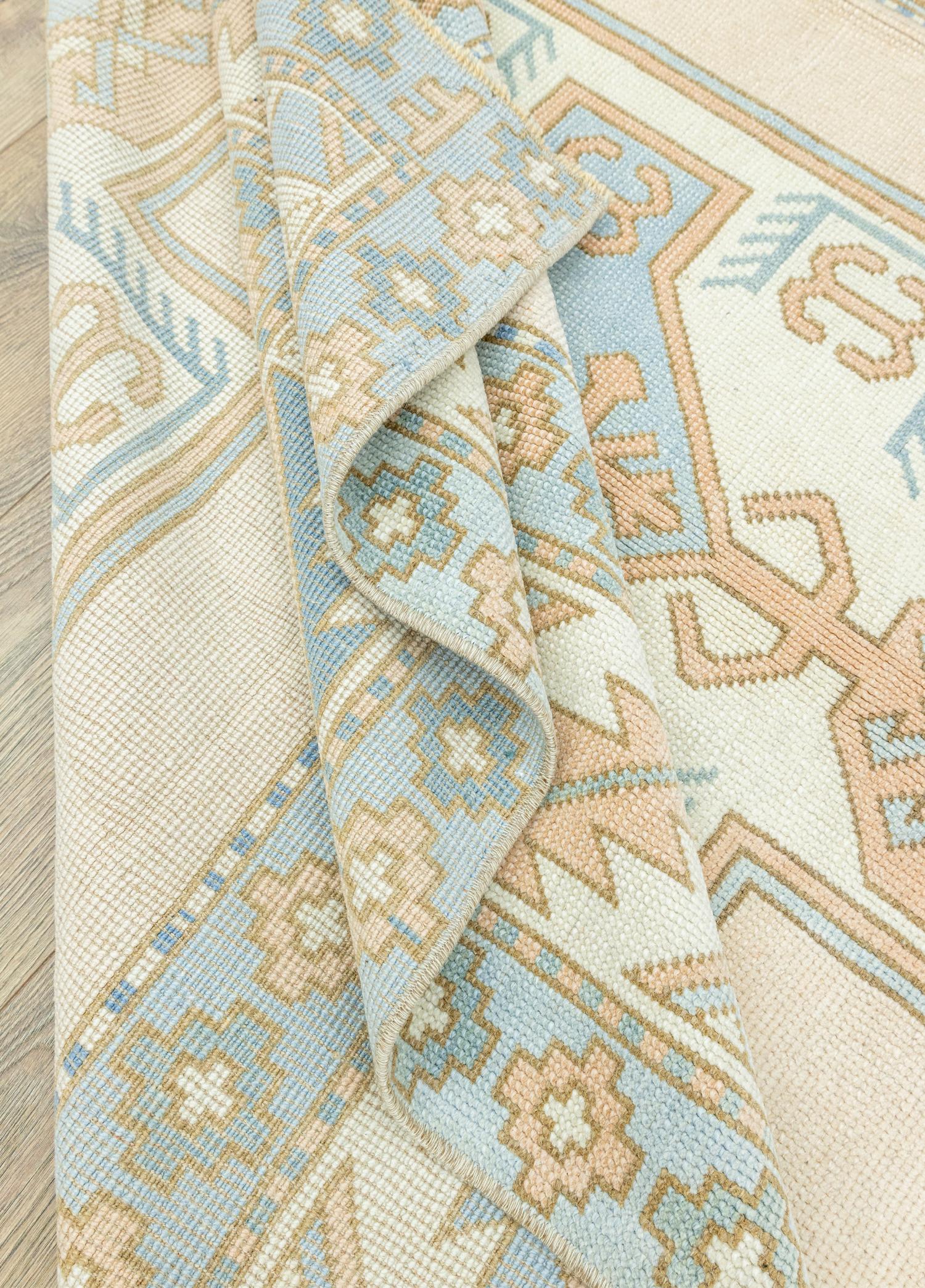 Soho Antiq-Barez Rustik Desenli El Dokuma Yün Halı 159x249 Cm-Halı-6-Milagron.com