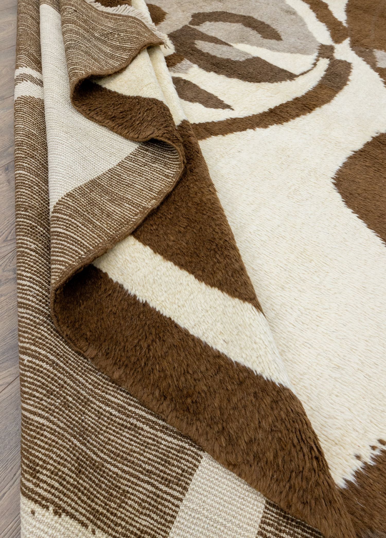 Soho Antiq-Baver Soyut Desenli El Dokuma Yün Halı 306x332 Cm-Halı-6-Milagron.com