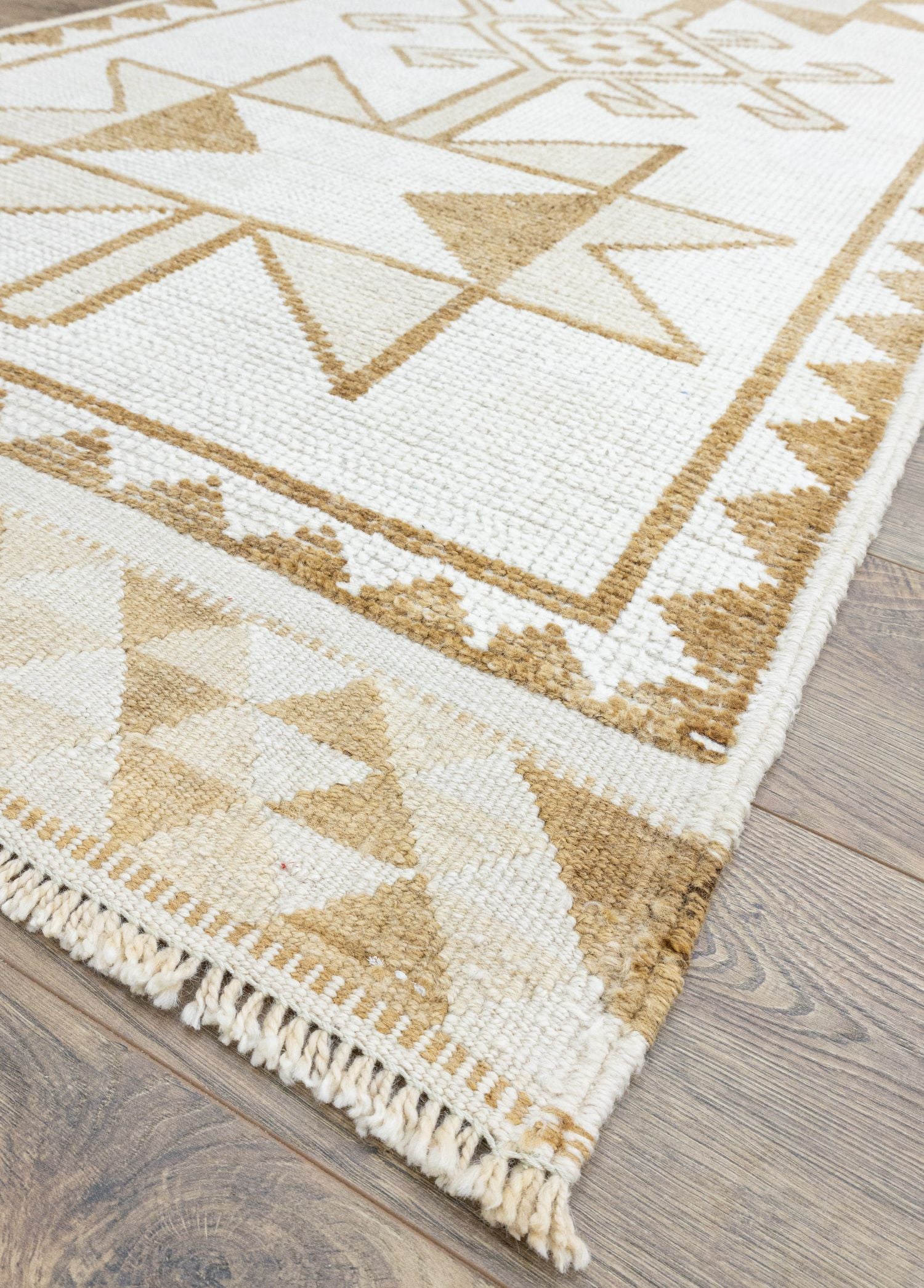 Soho Antiq-Beydalı İlkel Desenli El Dokuma Herki Yolluk 100x380 Cm-Halı-3-Milagron.com