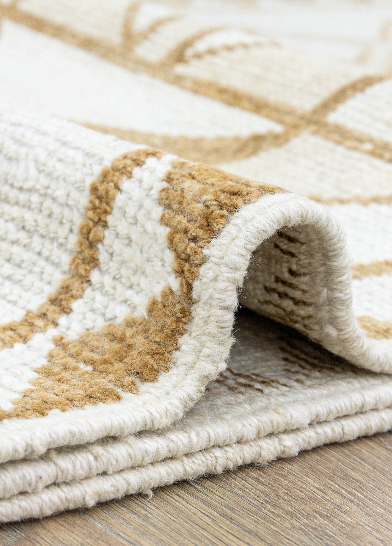 Soho Antiq-Beydalı İlkel Desenli El Dokuma Herki Yolluk 100x380 Cm-Halı-5-Milagron.com