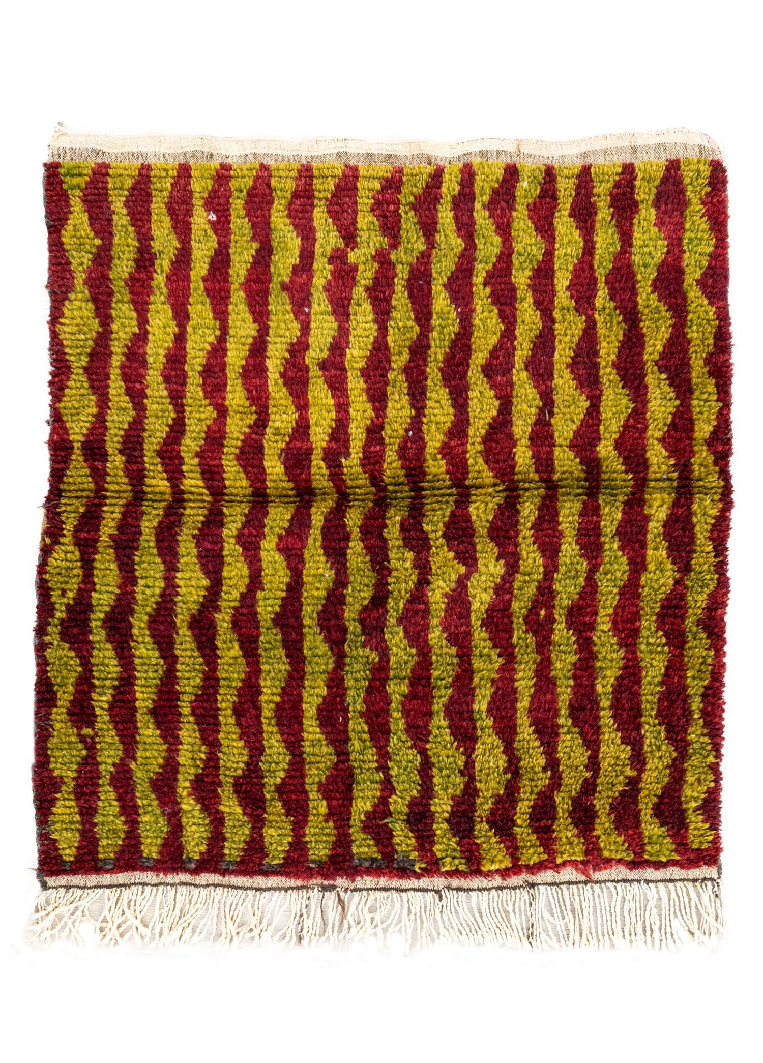 Soho Antiq-Beyreli Etnik Desenli El Dokuma Yün Halı 120x132 Cm-Halı-1-Milagron.com