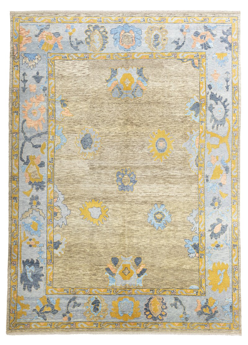 Soho Antiq-Blaundusn Bohem El Dokuma Uşak Halısı 253x344 Cm-Halı-1-Milagron.com