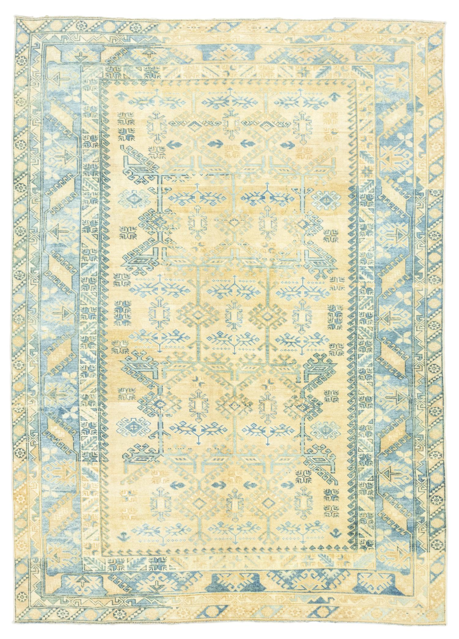 Soho Antiq-Boraz Abrajlı Döşemealtı El Dokuma Halı 207x294 Cm-Halı-1-Milagron.com