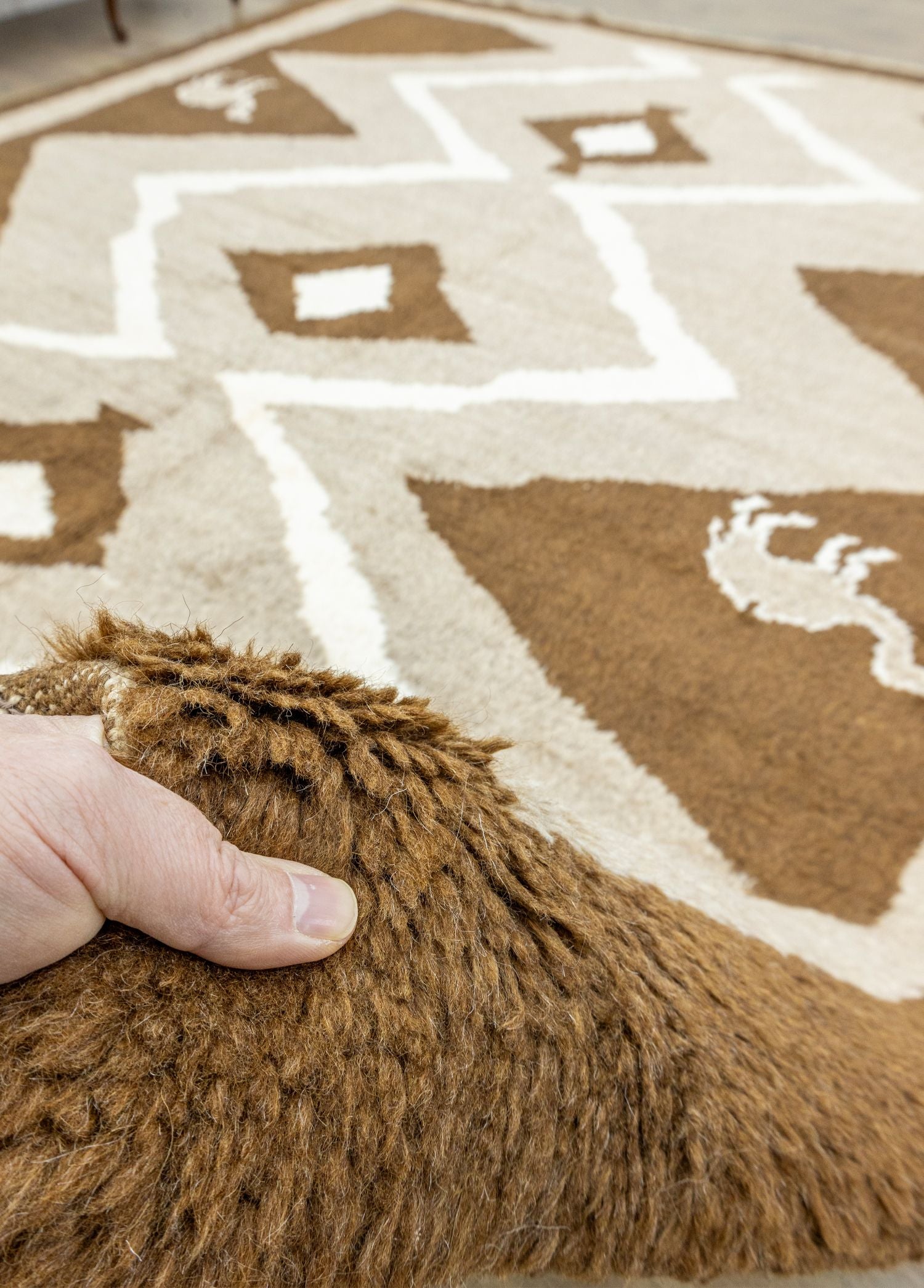 Soho Antiq-Caisa Deve Figürlü El Dokuma Moroccan Halı 269x304 Cm-Halı-4-Milagron.com