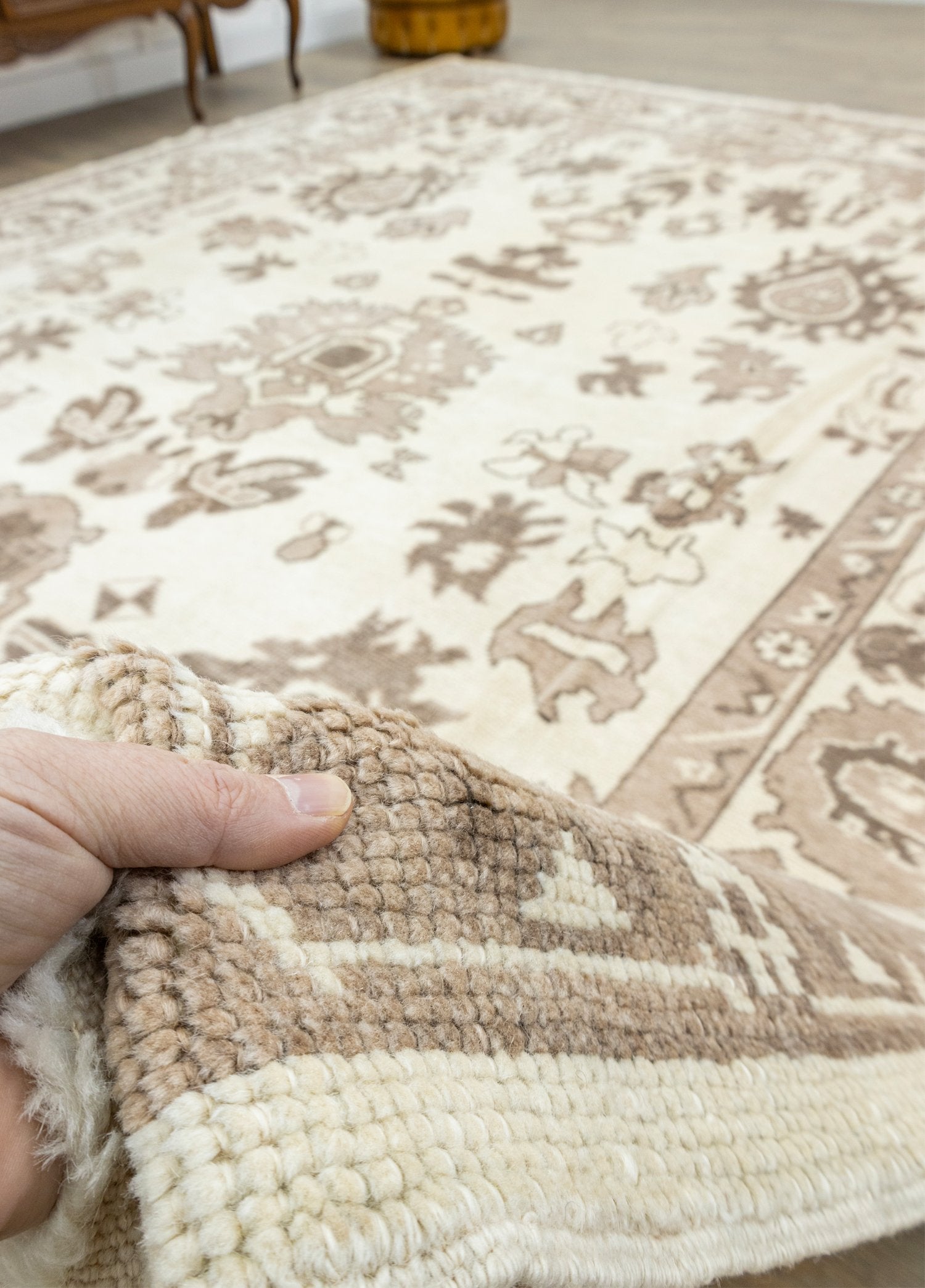 Soho Antiq-Celme El Dokuma Büyük Uşak Halısı 299x353 Cm-Halı-4-Milagron.com