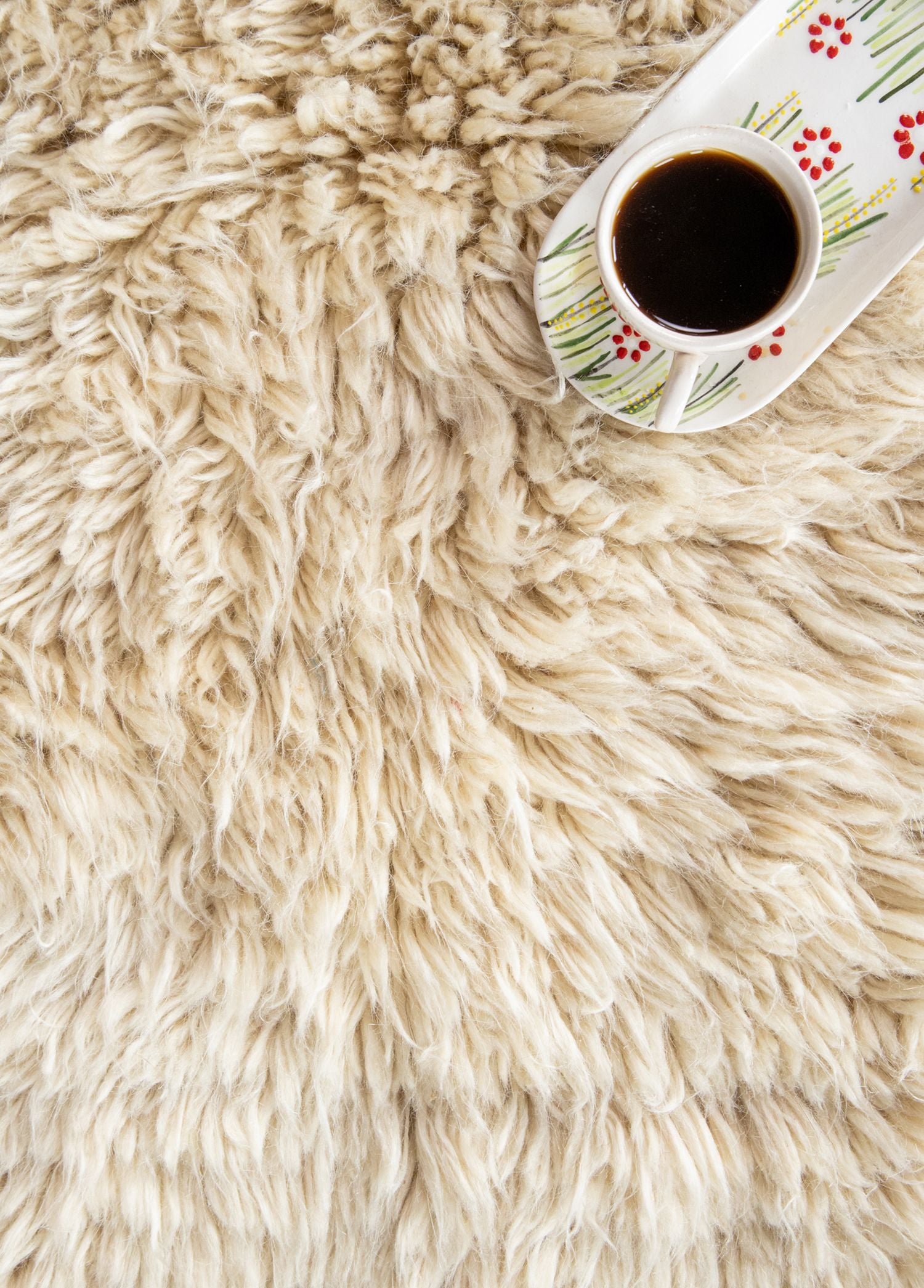 Soho Antiq-Cramy çerçeve Desenli El Dokuma Tülü Halı 120x158 Cm-Halı-3-Milagron.com