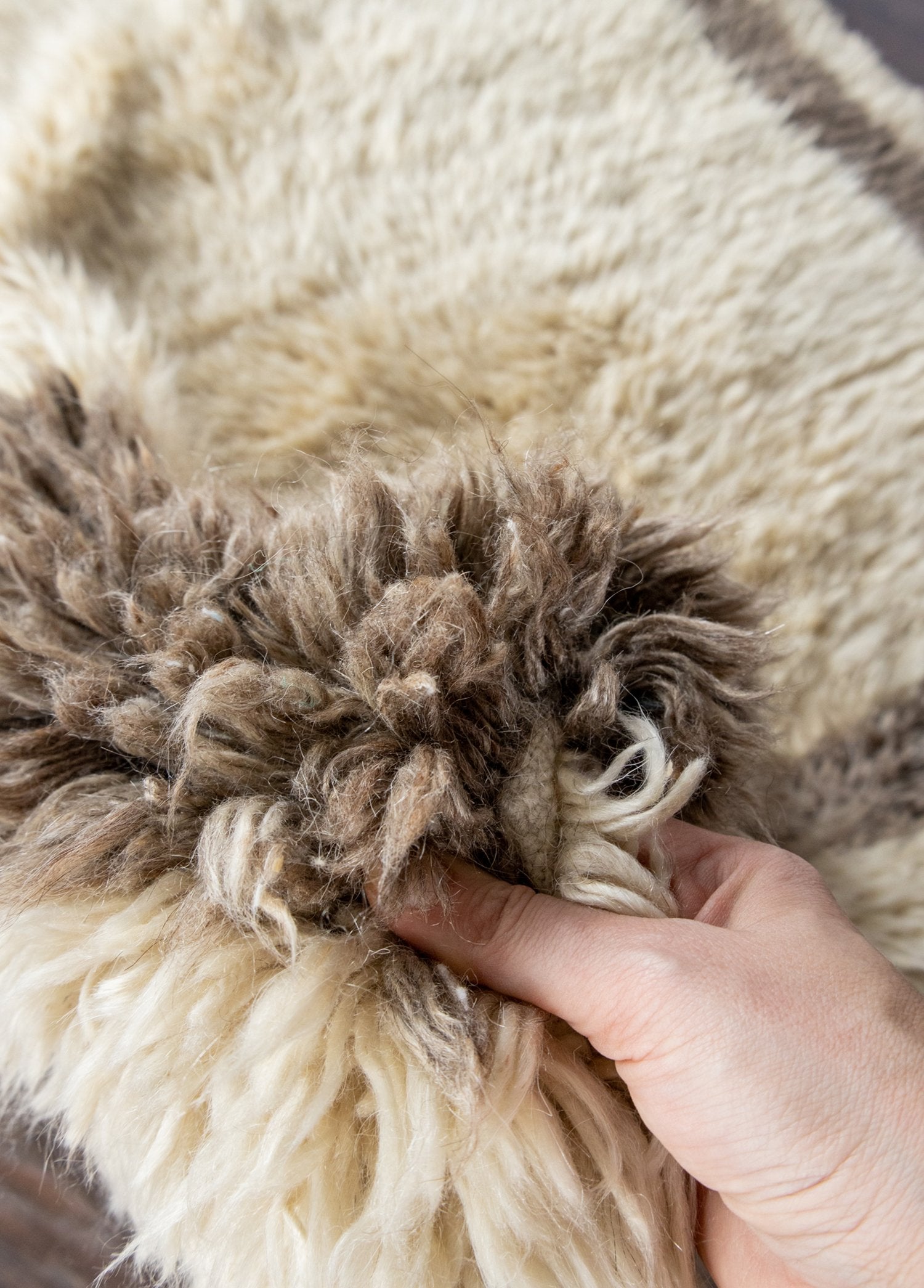 Soho Antiq-Cramy çerçeve Desenli El Dokuma Tülü Halı 120x158 Cm-Halı-4-Milagron.com