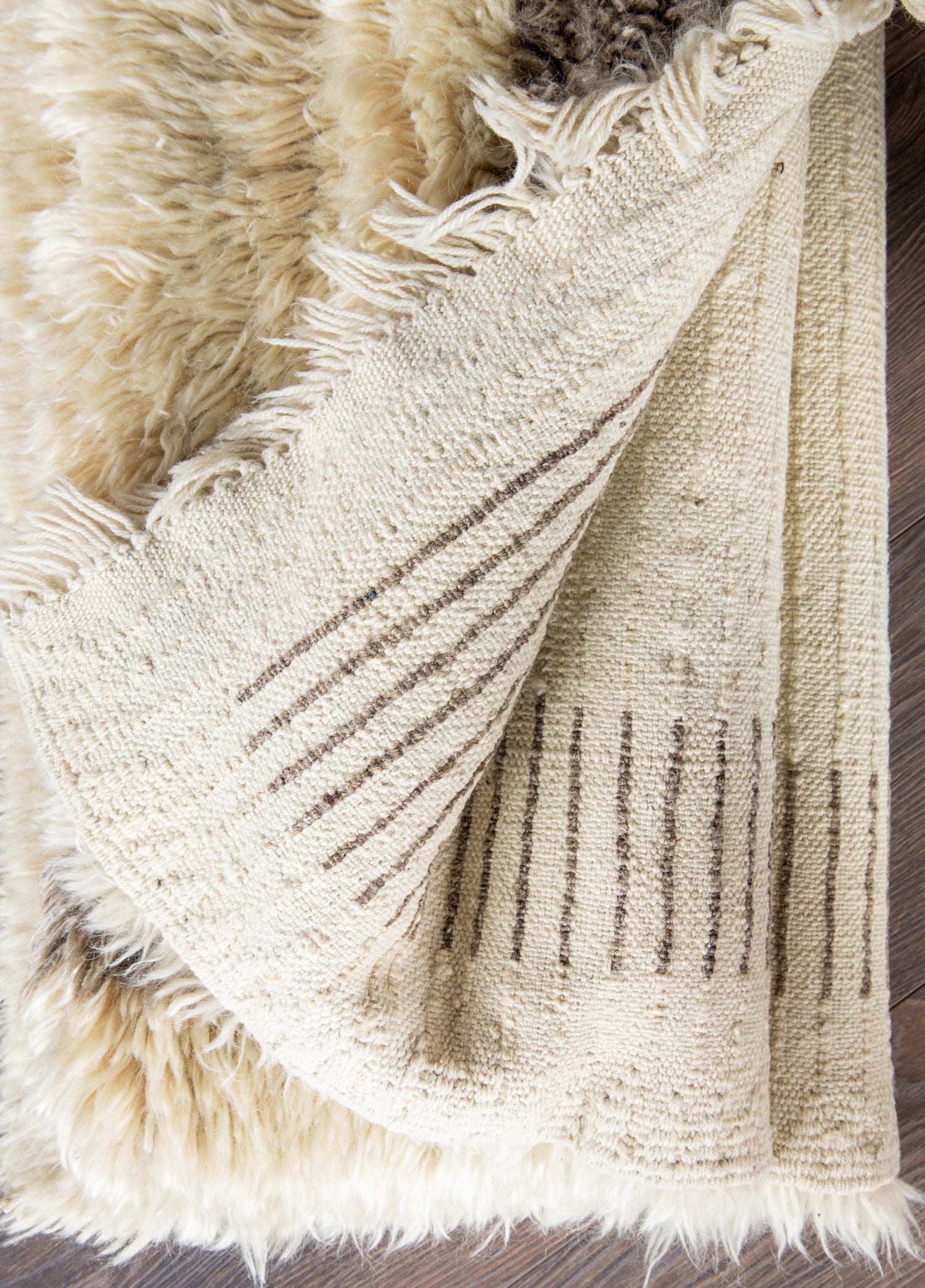 Soho Antiq-Cramy çerçeve Desenli El Dokuma Tülü Halı 120x158 Cm-Halı-6-Milagron.com