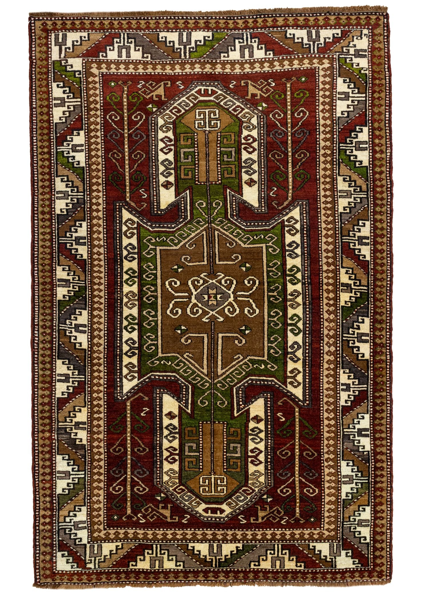 Soho Antiq-Dante Kazak Desenli El Dokuma Kars Halısı 153x235 Cm-Halı-1-Milagron.com