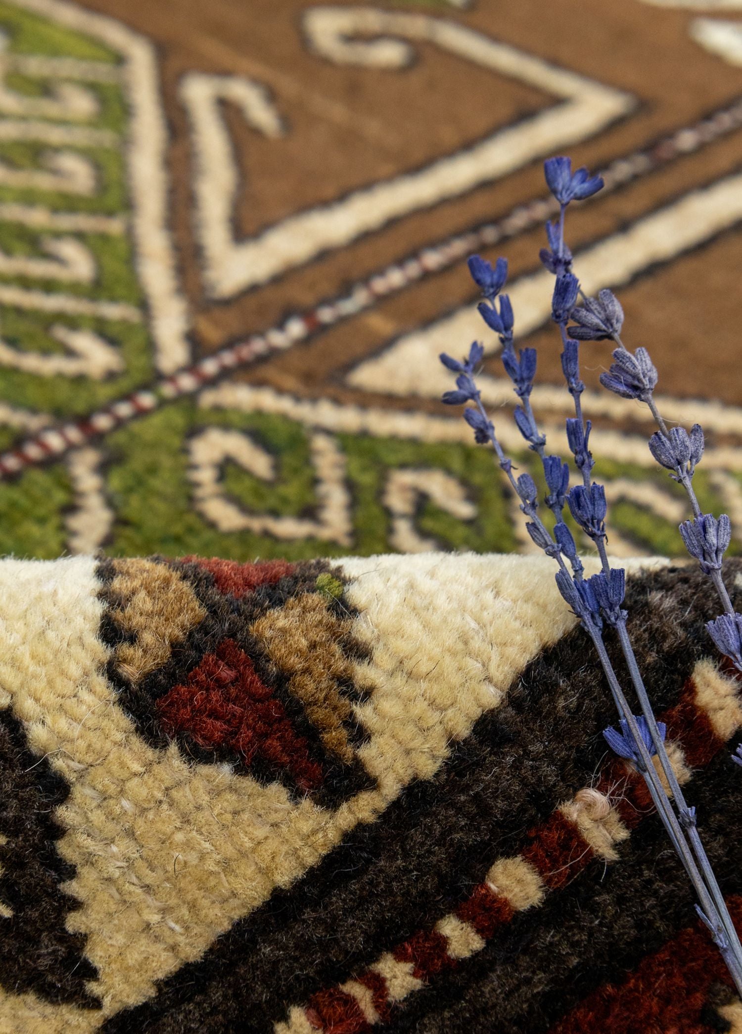 Soho Antiq-Dante Kazak Desenli El Dokuma Kars Halısı 153x235 Cm-Halı-4-Milagron.com