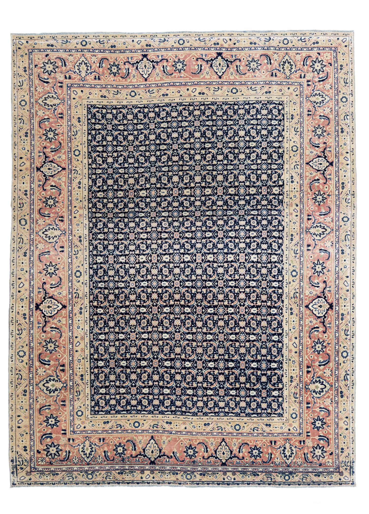 Soho Antiq-Dehloran Fish Design El Dokuma İran Halısı 251x328 Cm-Halı-1-Milagron.com