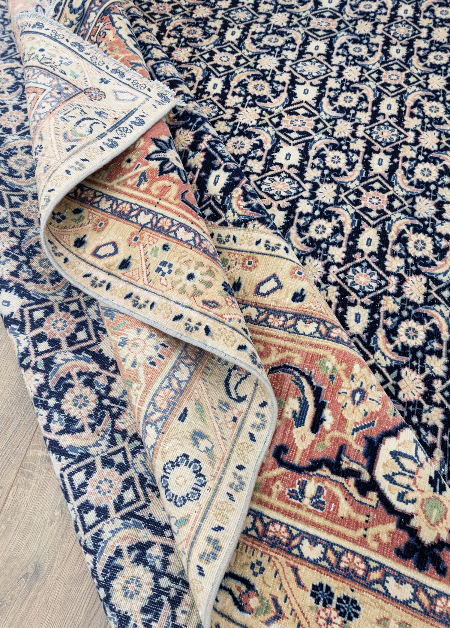 Soho Antiq-Dehloran Fish Design El Dokuma İran Halısı 251x328 Cm-Halı-6-Milagron.com