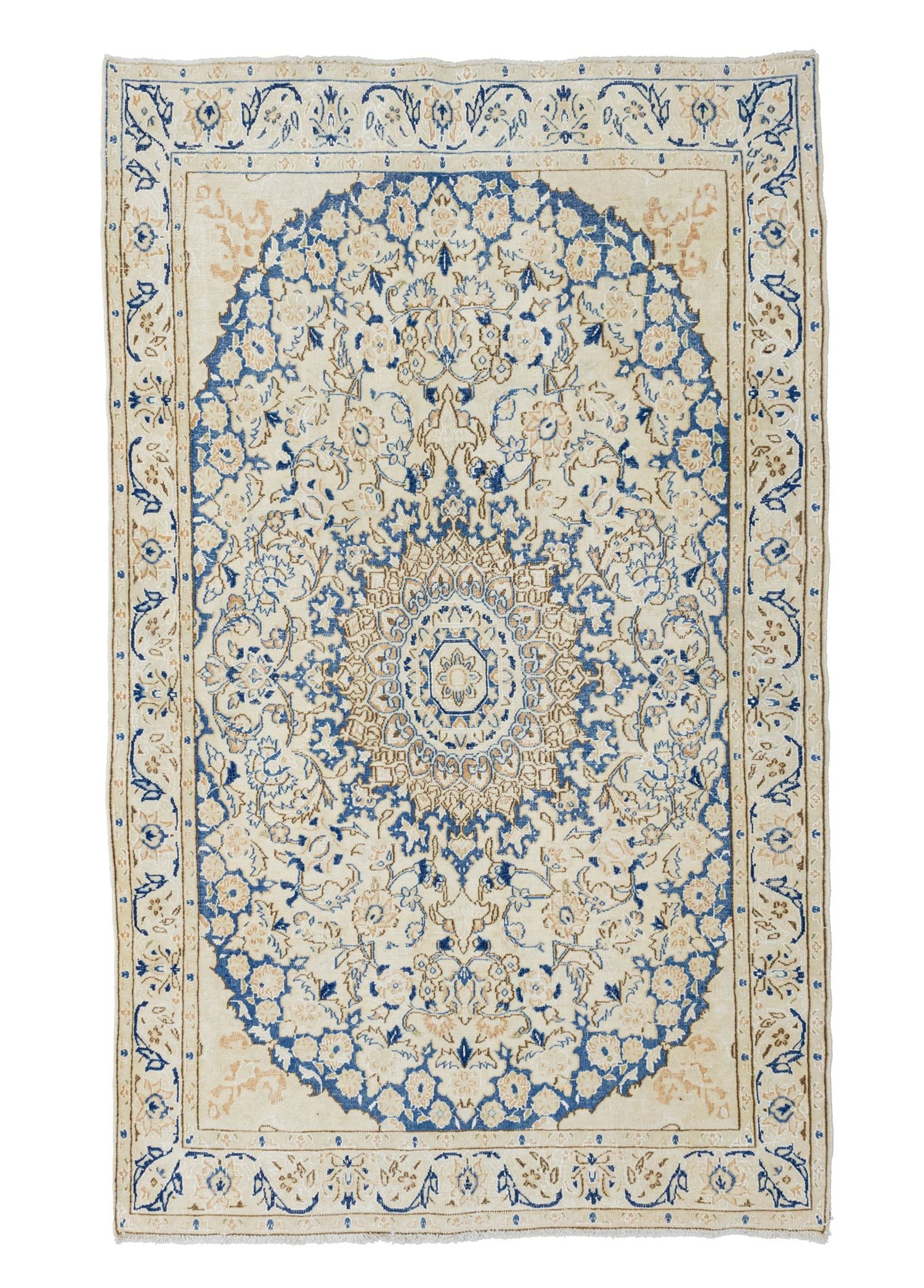 Soho Antiq-Dezful İran Madalyon Desenli El Dokuma Halı 116x190 Cm-Halı-1-Milagron.com