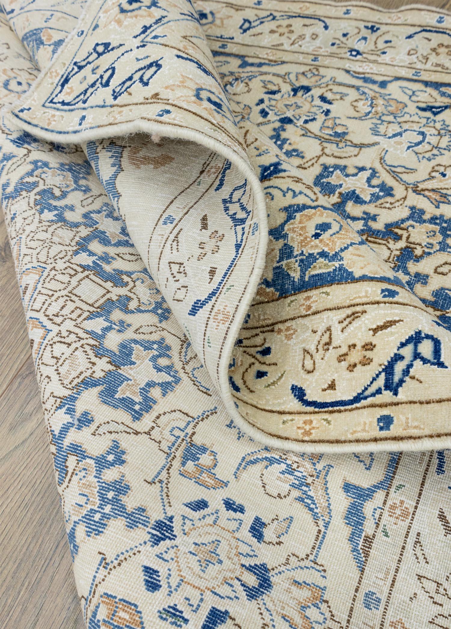 Soho Antiq-Dezful İran Madalyon Desenli El Dokuma Halı 116x190 Cm-Halı-6-Milagron.com