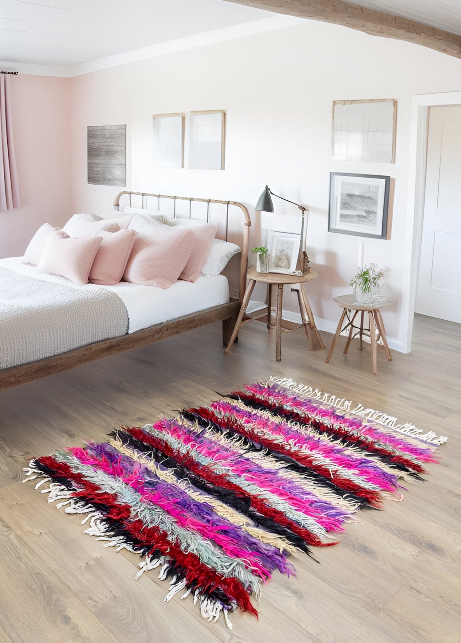 Soho Antiq-Dies Renkli Filikli El Dokuma Tülü Halı 94x149 Cm-Halı-2-Milagron.com